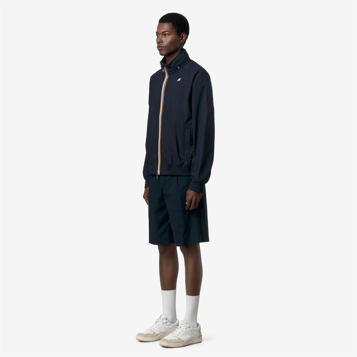 ARSENE STRETCH DOT - Jackets - Short - Man - BLUE DEPTH 4