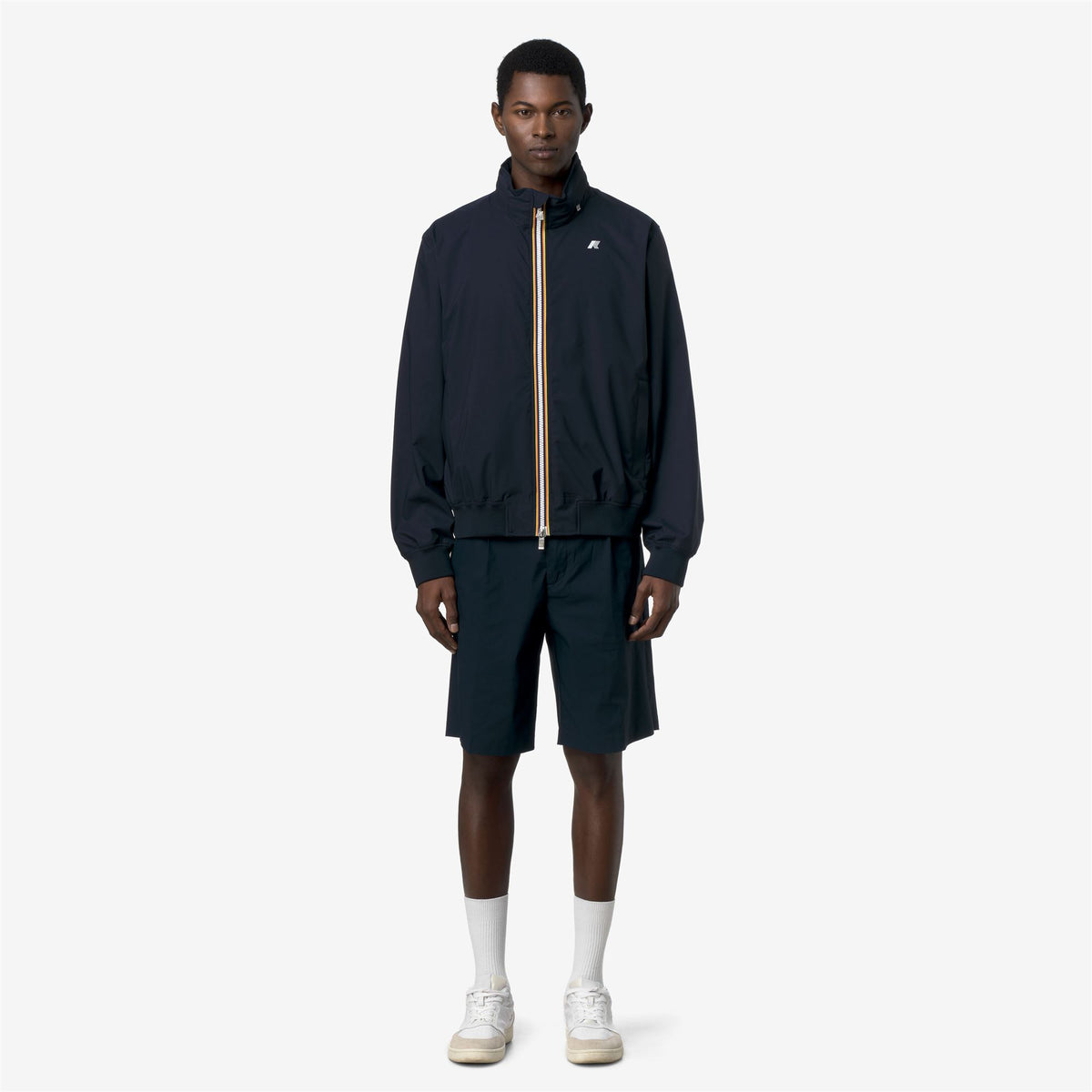 Jackets_Man_ARSENE STRETCH DOT_Short_Blue Depth - Commercial 4