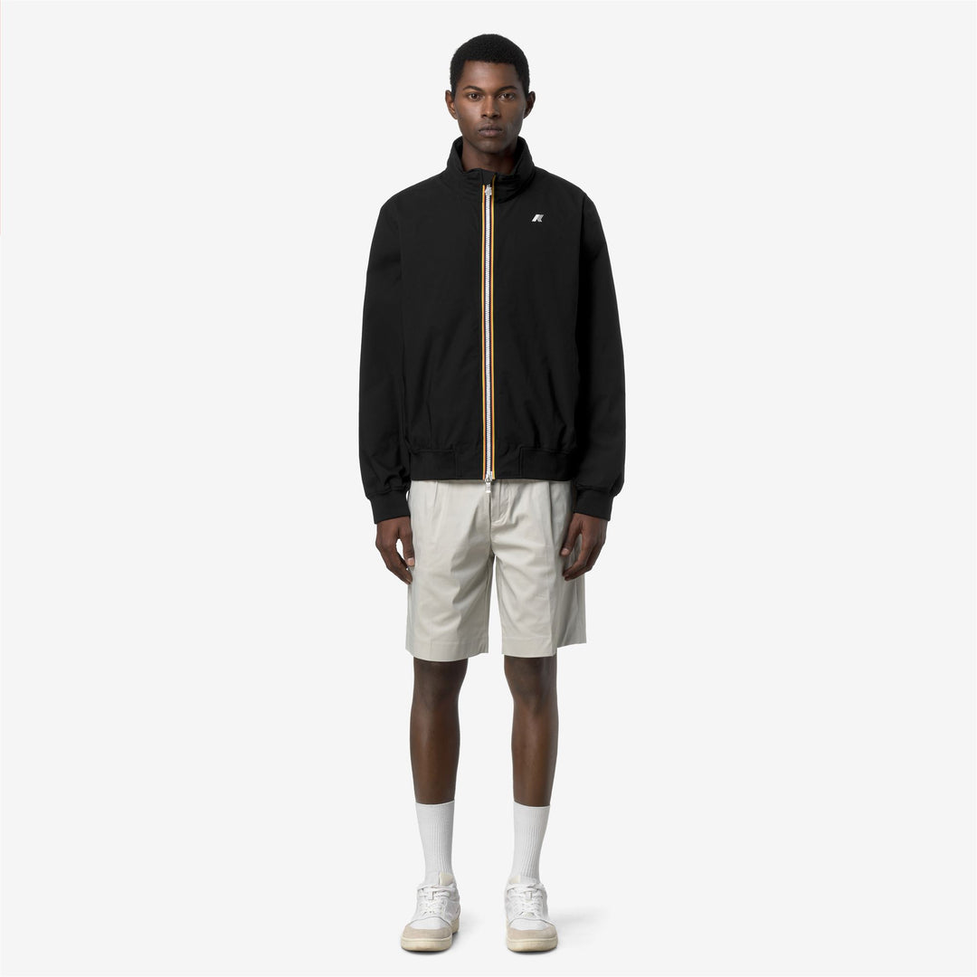 ARSENE STRETCH DOT Jackets Short Man Black Pure-Black Pure 01