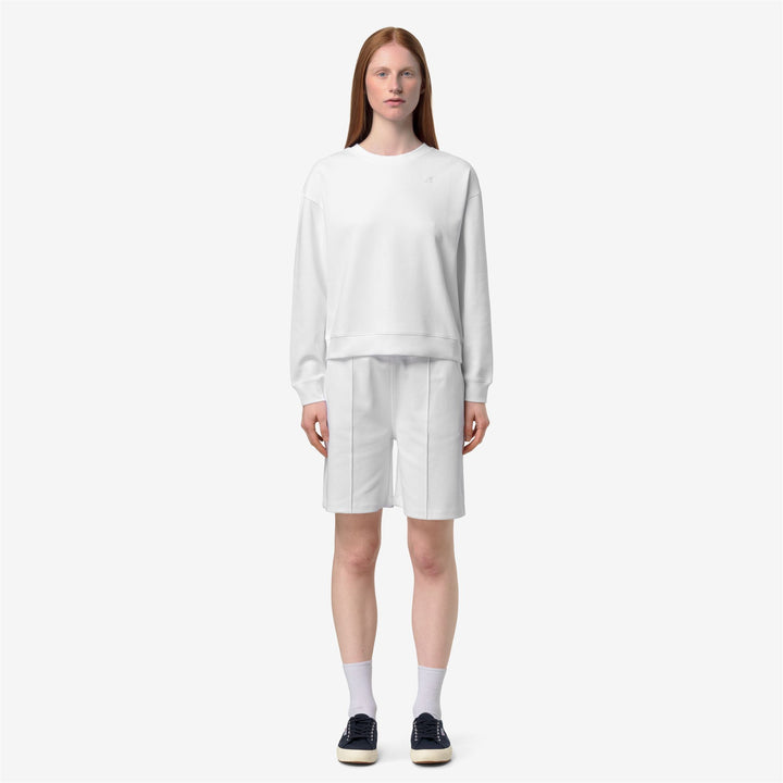 LOIZELLE INTERLOCK - Fleece - Pull  Over - Woman - WHITE 3