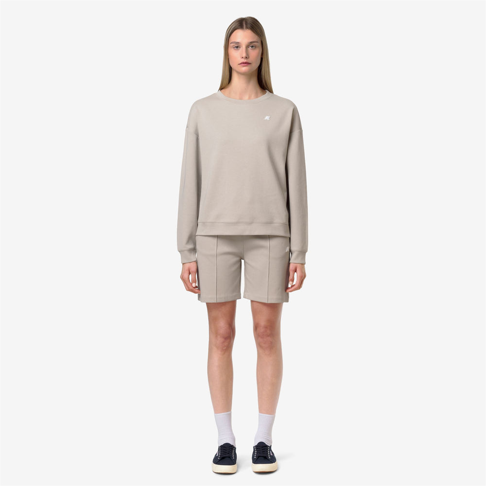 LOIZELLE INTERLOCK - Fleece - Pull  Over - Woman - BEIGE LT 02
