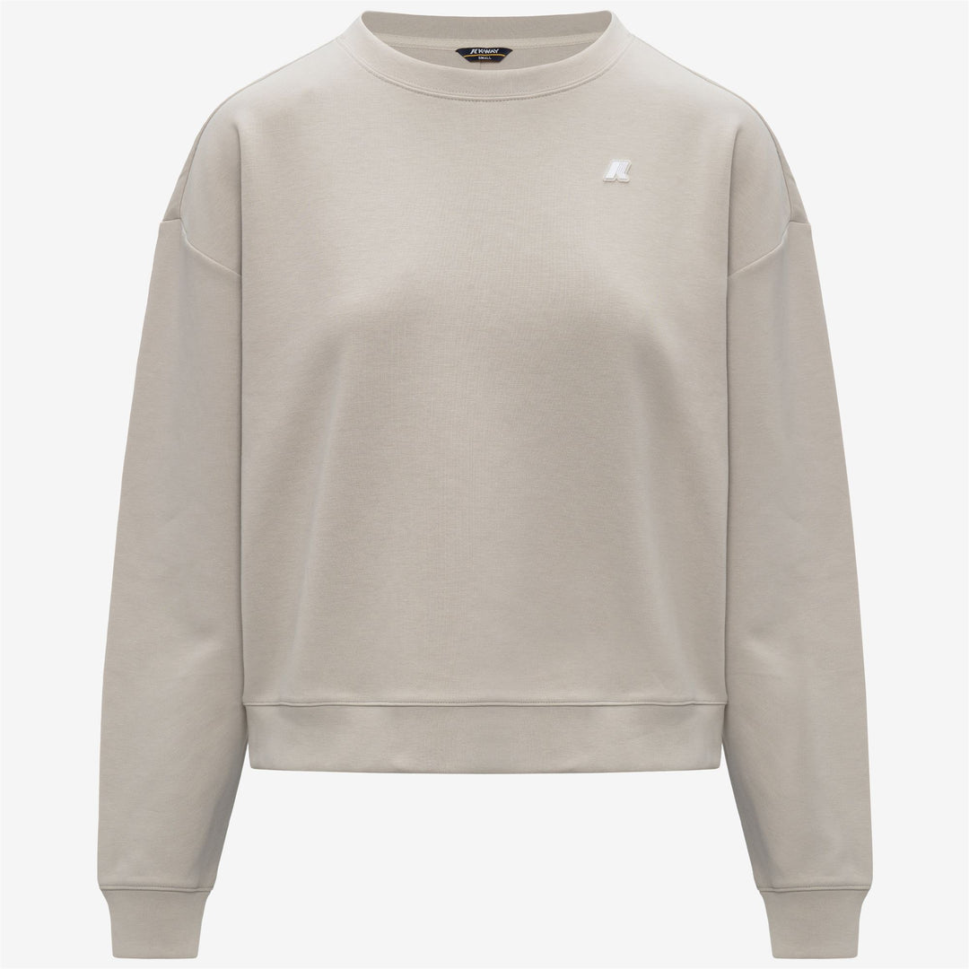 LOIZELLE INTERLOCK - Fleece - Pull  Over - Woman - BEIGE LT 01