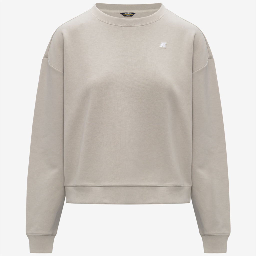 Fleece_Woman_LOIZELLE INTERLOCK_Pull Over_BEIGE LT - Commercial 1