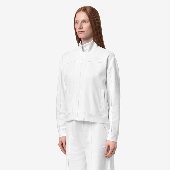 ARVINNE INTERLOCK - Fleece - Giacca - Donna - WHITE 4