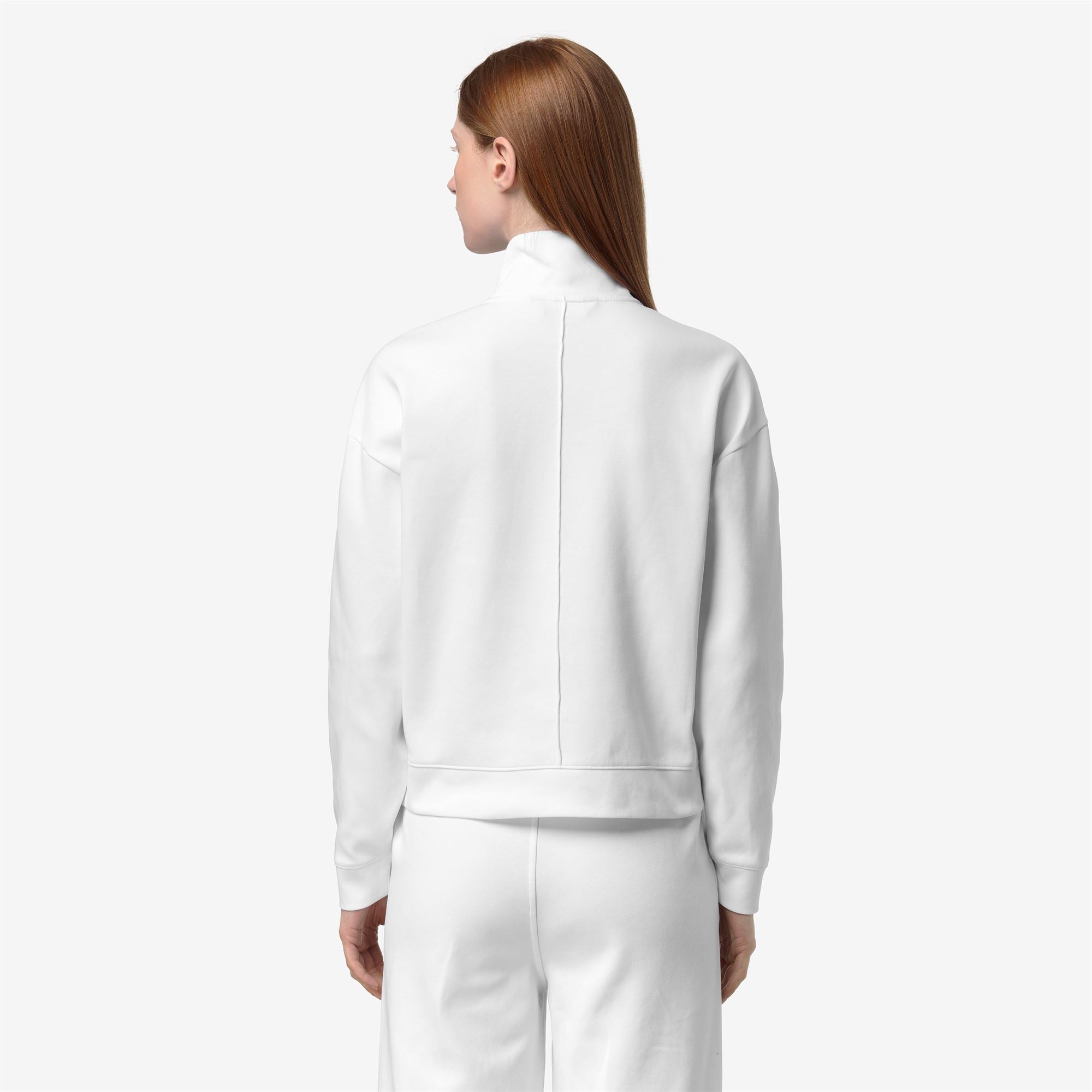 Fleece_Woman_ARVINNE INTERLOCK_Jacket_White - White - Commercial 6