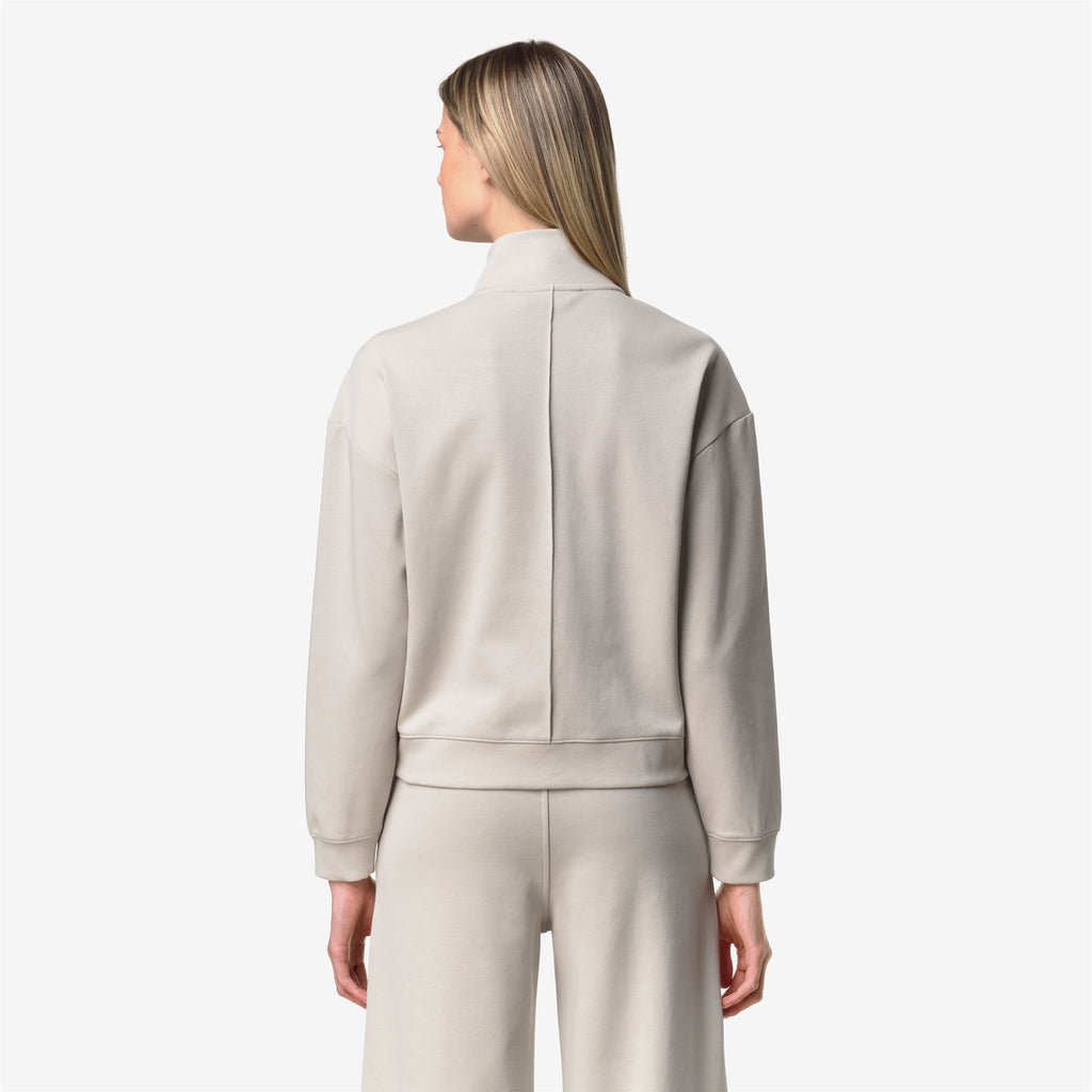 Fleece_Woman_ARVINNE INTERLOCK_Jacket_BEIGE LT - Commercial 6