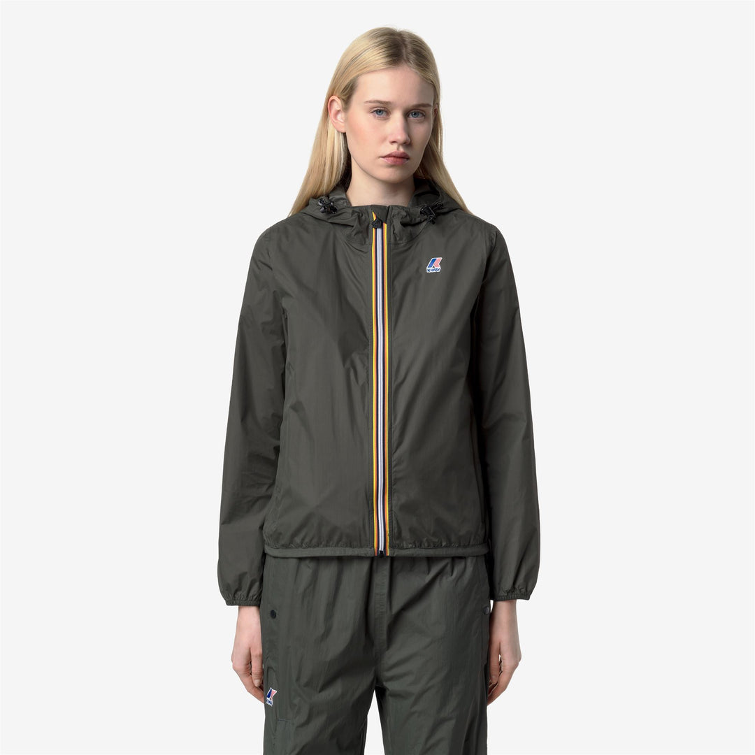 LE VRAI 4.0 CLAUDETTE Chaquetas Mitad Mujer GREEN BLACKISH 01