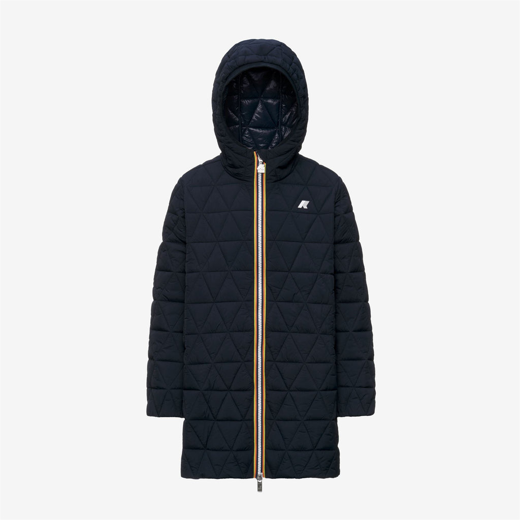 Jackets_GIRL_P.  MADDY DIAMOND QUILTED WARM_3/4 Length_Blue Depth - Commercial 1