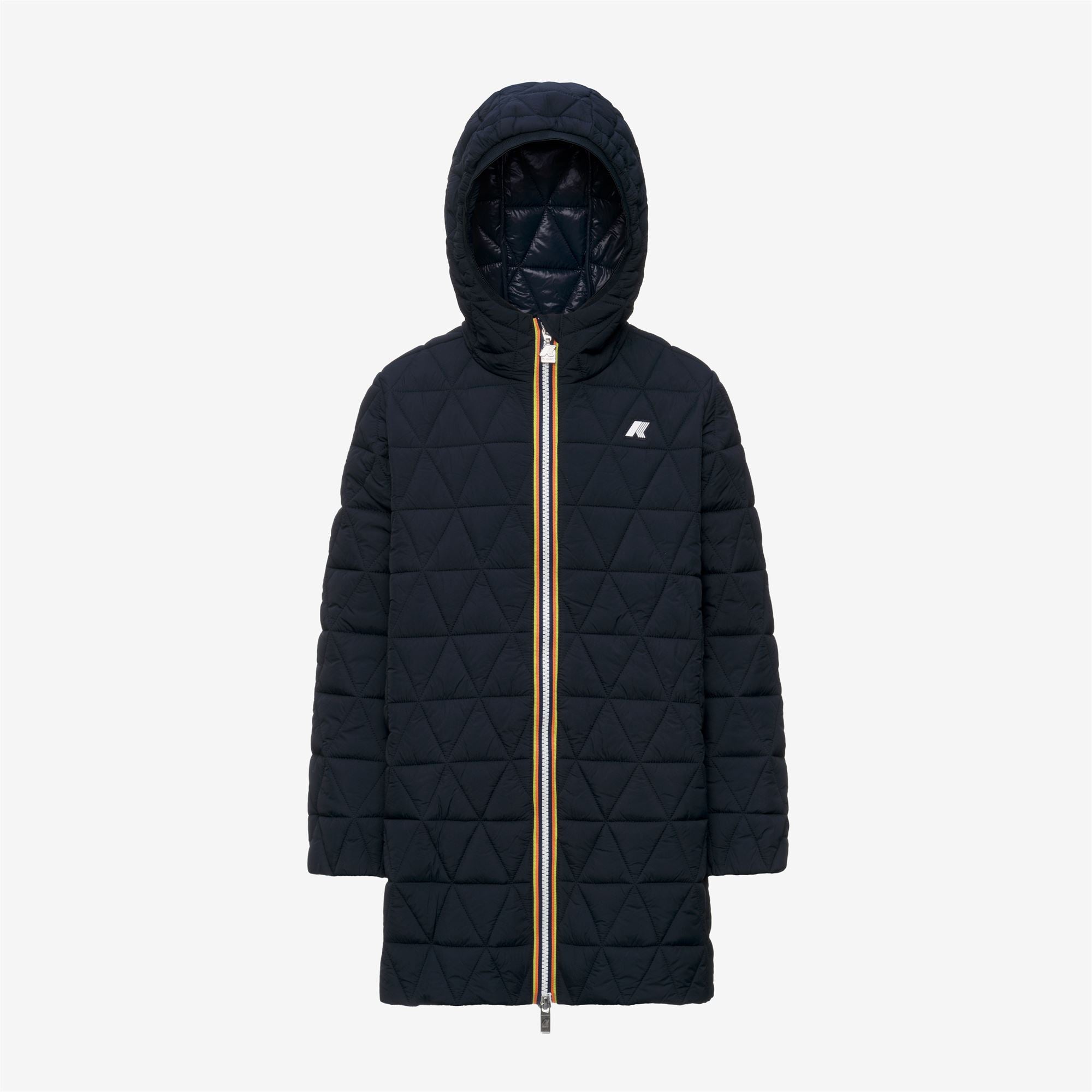 Jackets_GIRL_P.  MADDY DIAMOND QUILTED WARM_3/4 Length_Blue Depth - Commercial 1