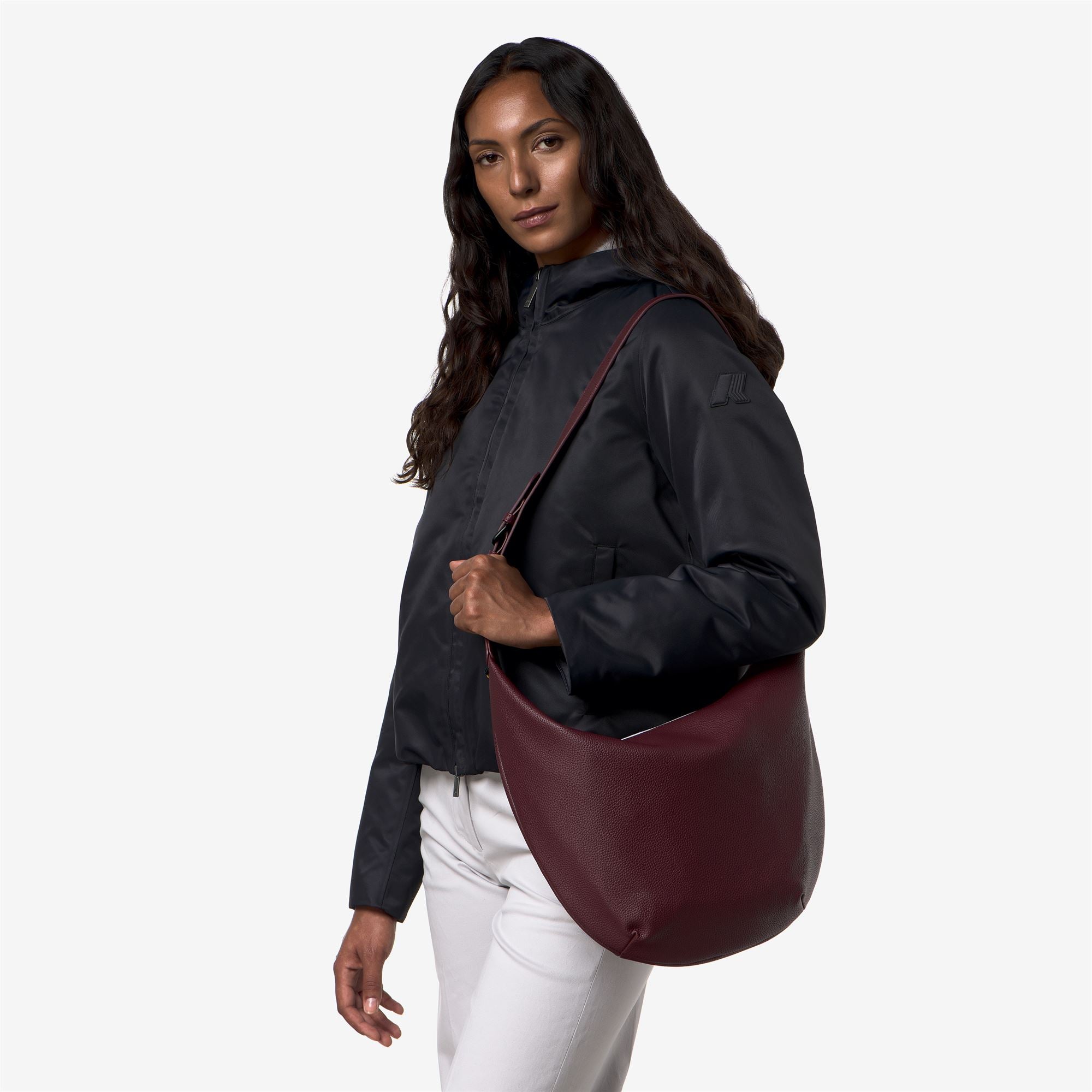 Bags_Woman_LEAPHEE_Shoulder Bag_Violet Mauve Wine - Commercial 5