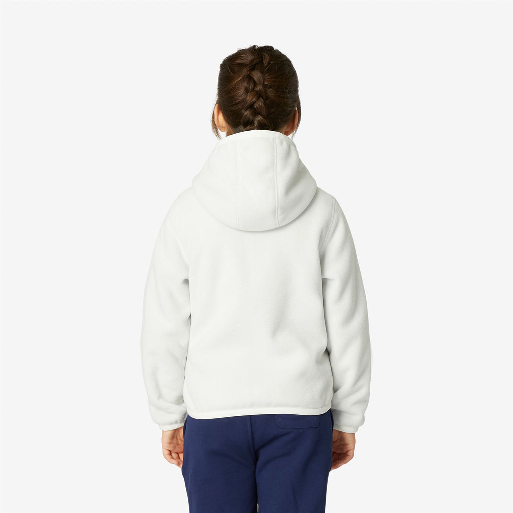 Fleece_Girl_P. LILY POLAR DOUBLE_Jacket_White Milk - Black Pure - Commercial 6
