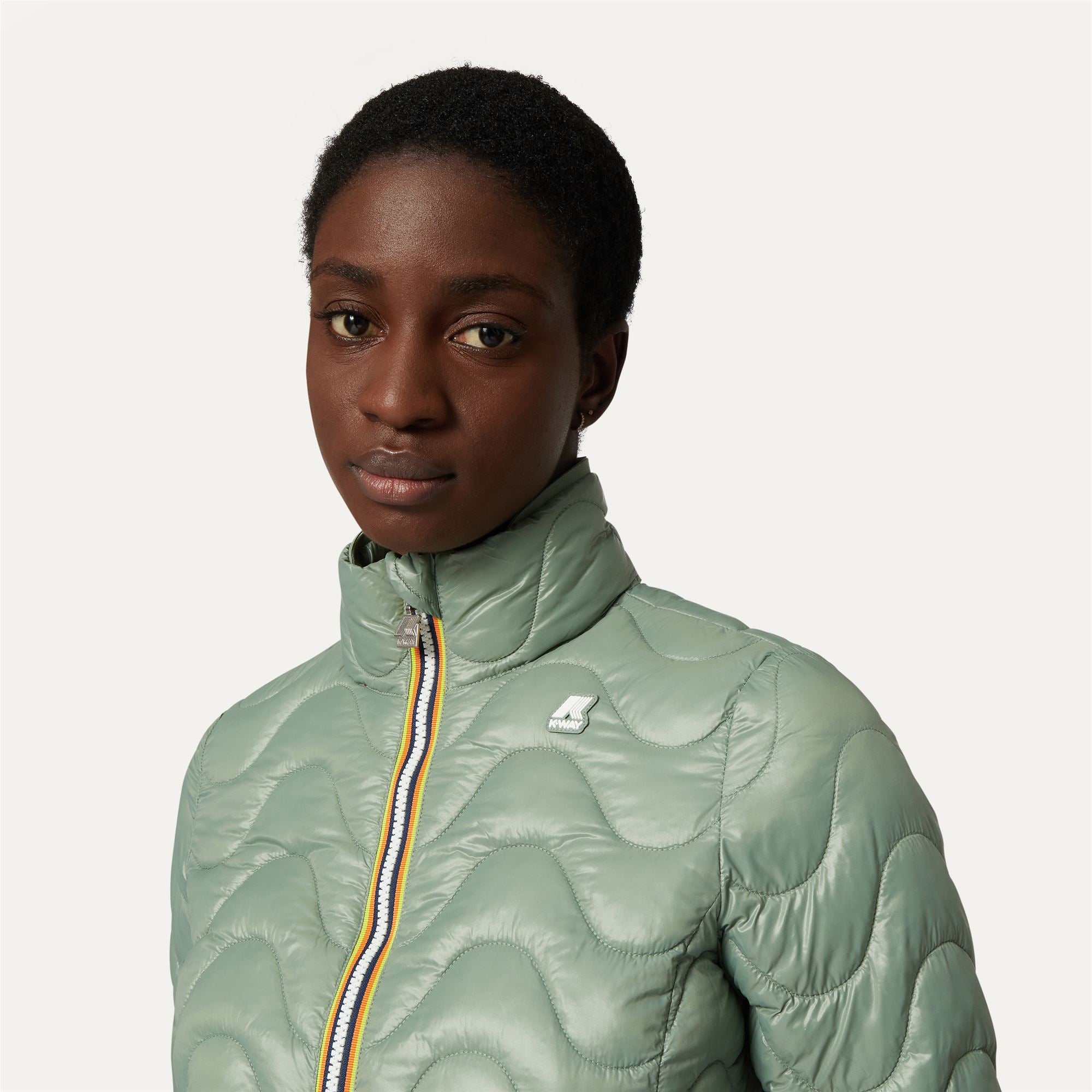 Jackets_WOMAN_VIOLETTE QUILTED WARM_Short_Green Fjord - Commercial 7