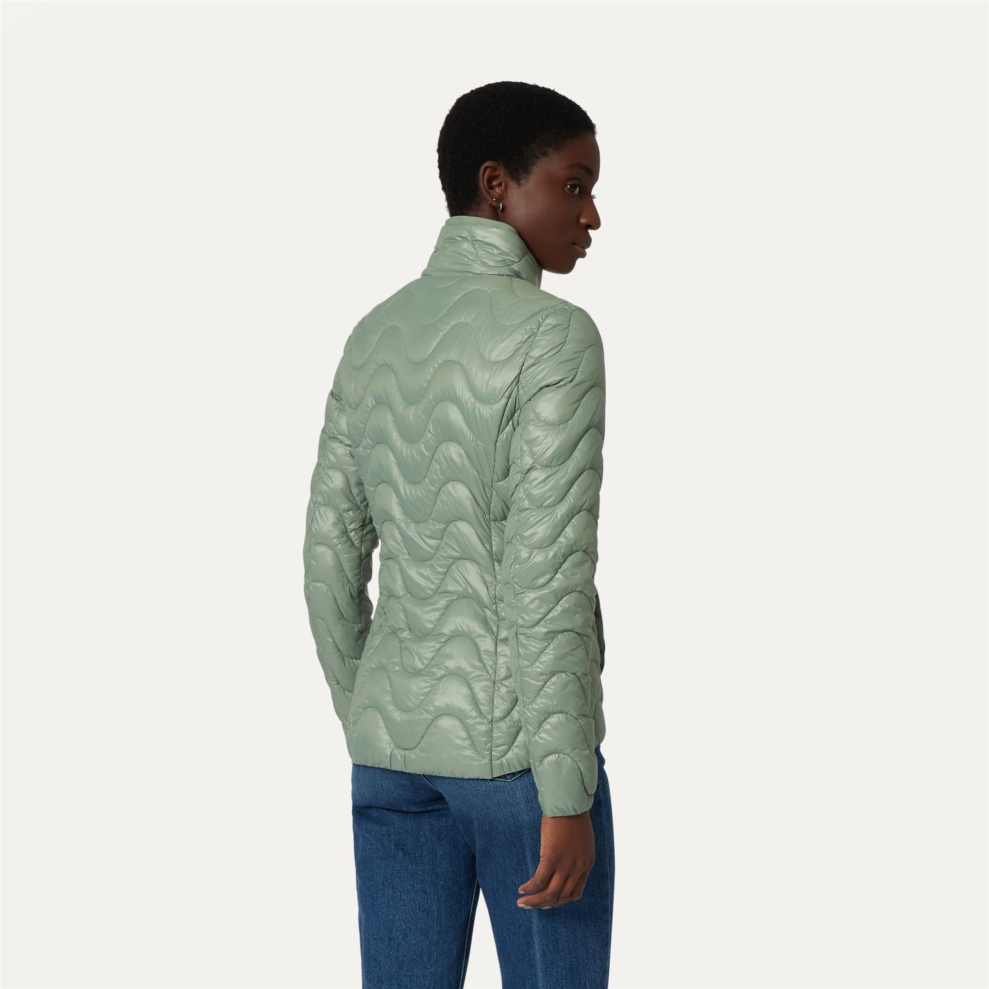 Jackets_WOMAN_VIOLETTE QUILTED WARM_Short_Green Fjord - Commercial 6