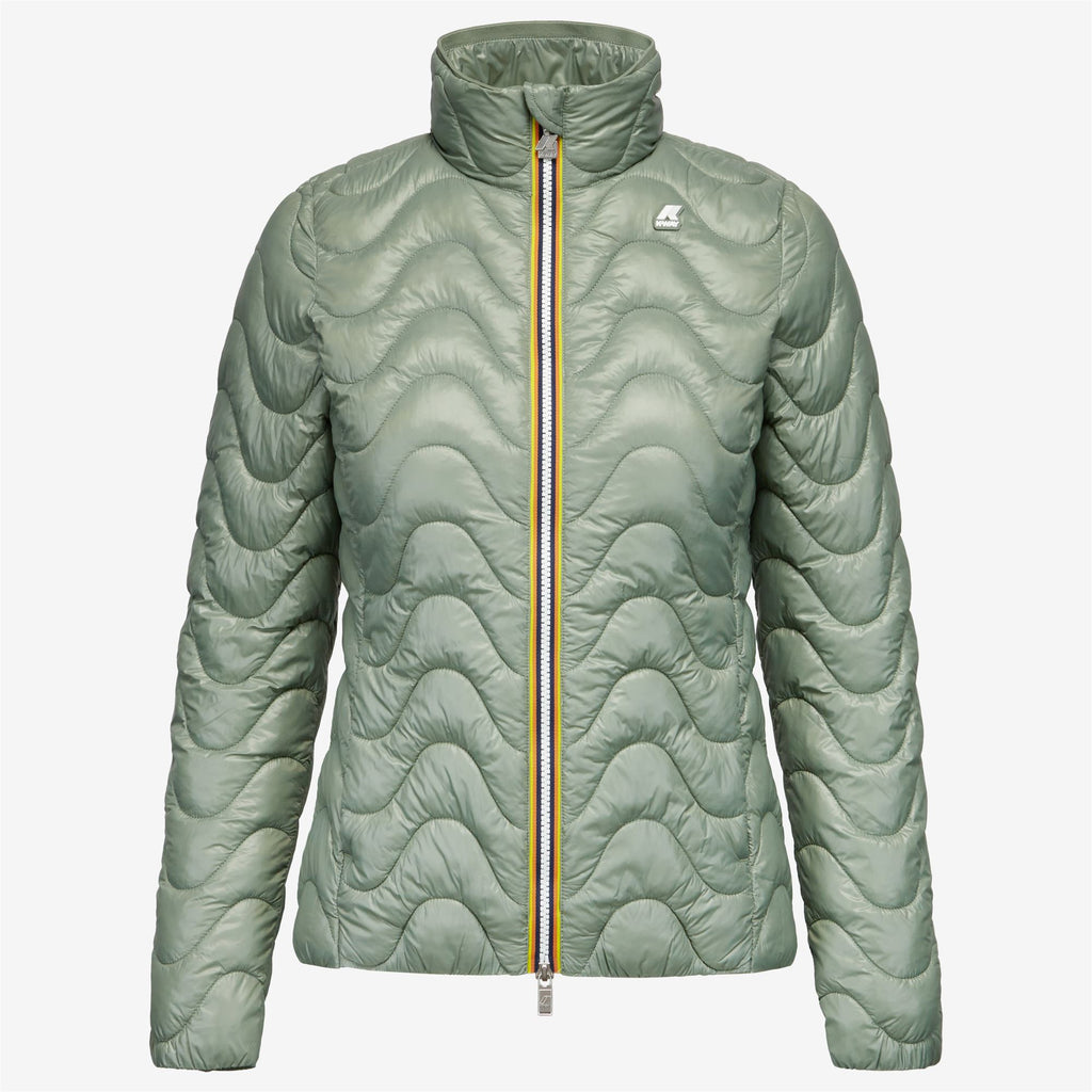 Jackets_WOMAN_VIOLETTE QUILTED WARM_Short_Green Fjord - Commercial 1