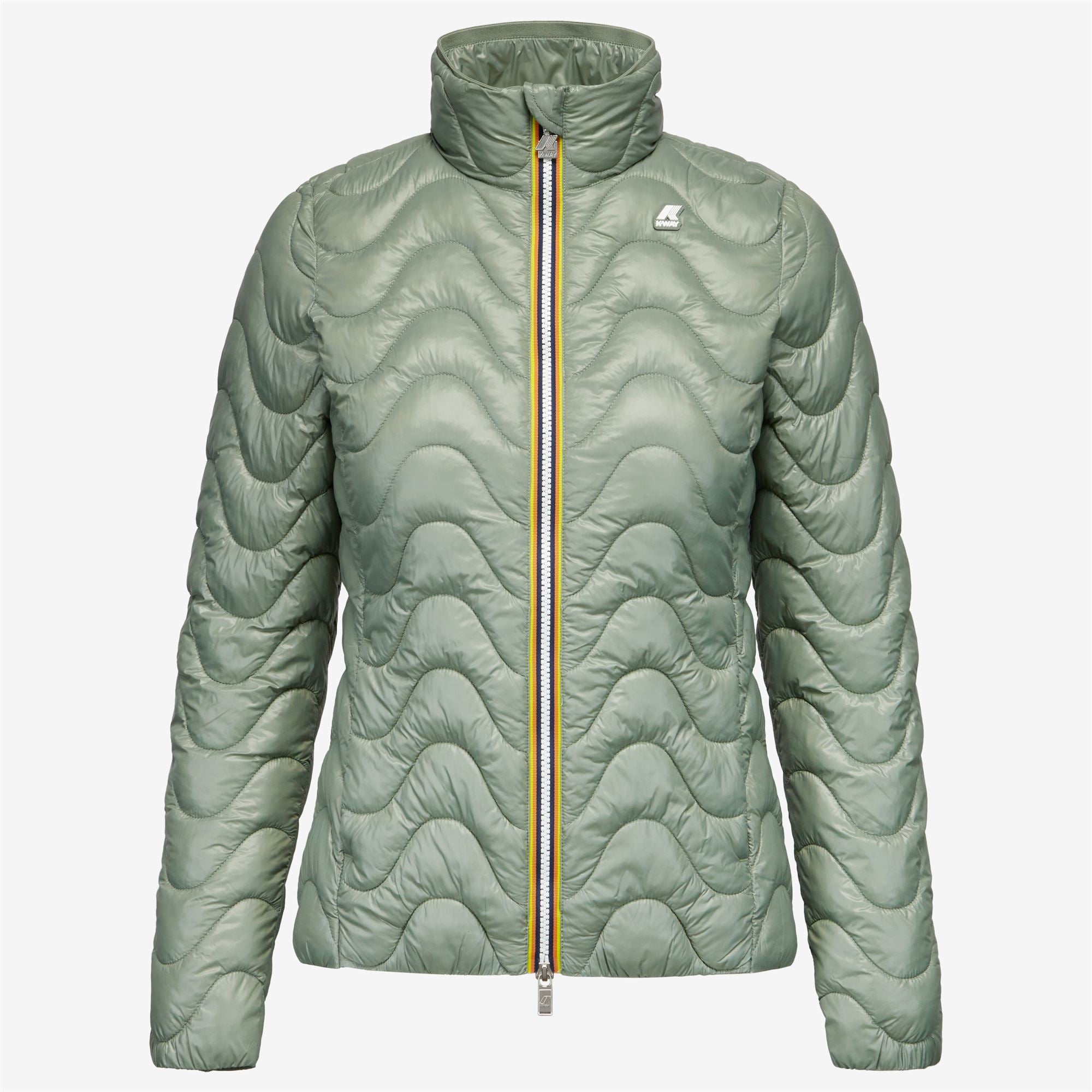 Jackets_WOMAN_VIOLETTE QUILTED WARM_Short_Green Fjord - Commercial 1