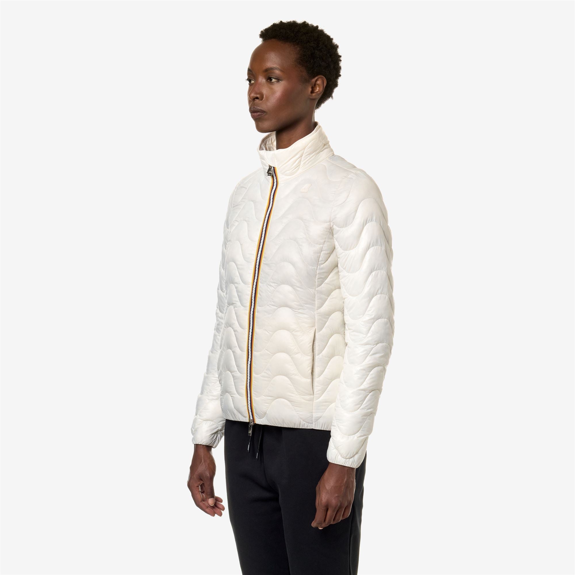 Jackets_WOMAN_VIOLETTE QUILTED WARM_Short_White Gardenia - Commercial 5