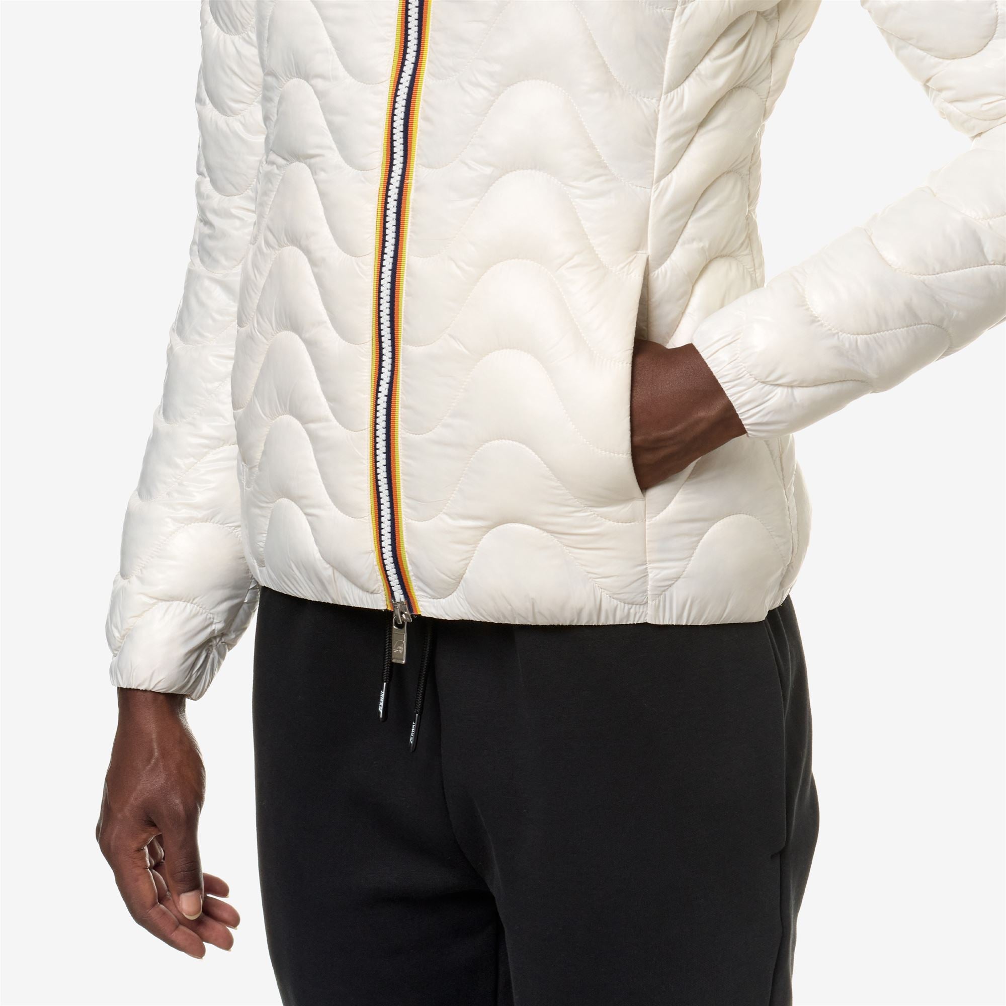 Jackets_WOMAN_VIOLETTE QUILTED WARM_Short_White Gardenia - Commercial 7