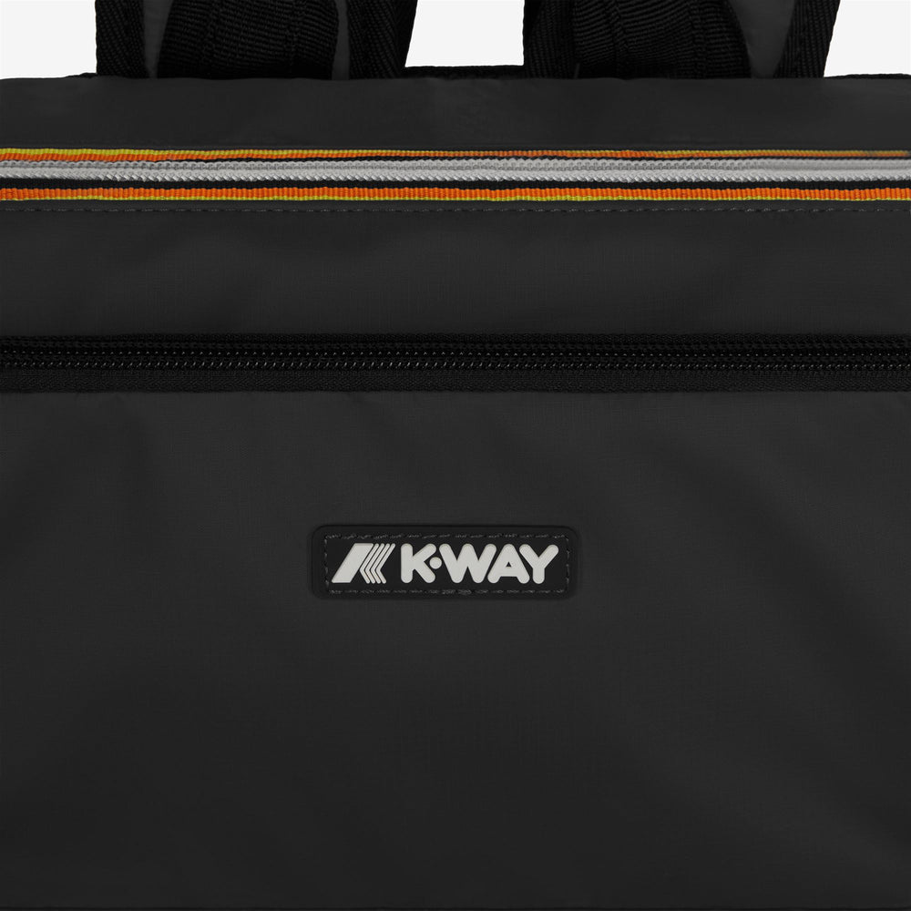 Black Grey Unisex City Backpack with Padded Laptop Compartment 02