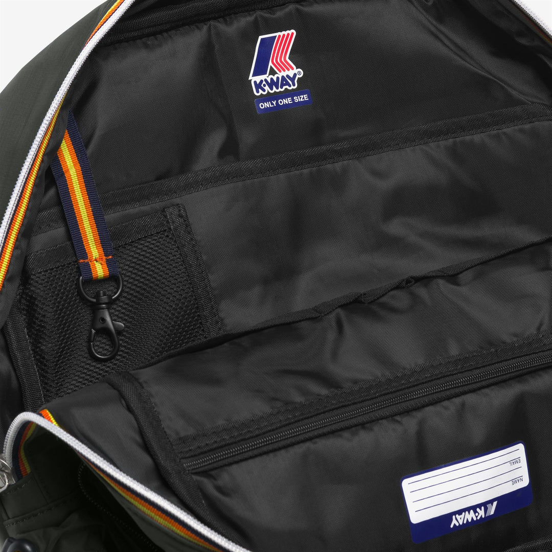 Zaino da Città Unisex Verde Scuro con Scomparto per Laptop Imbottito main