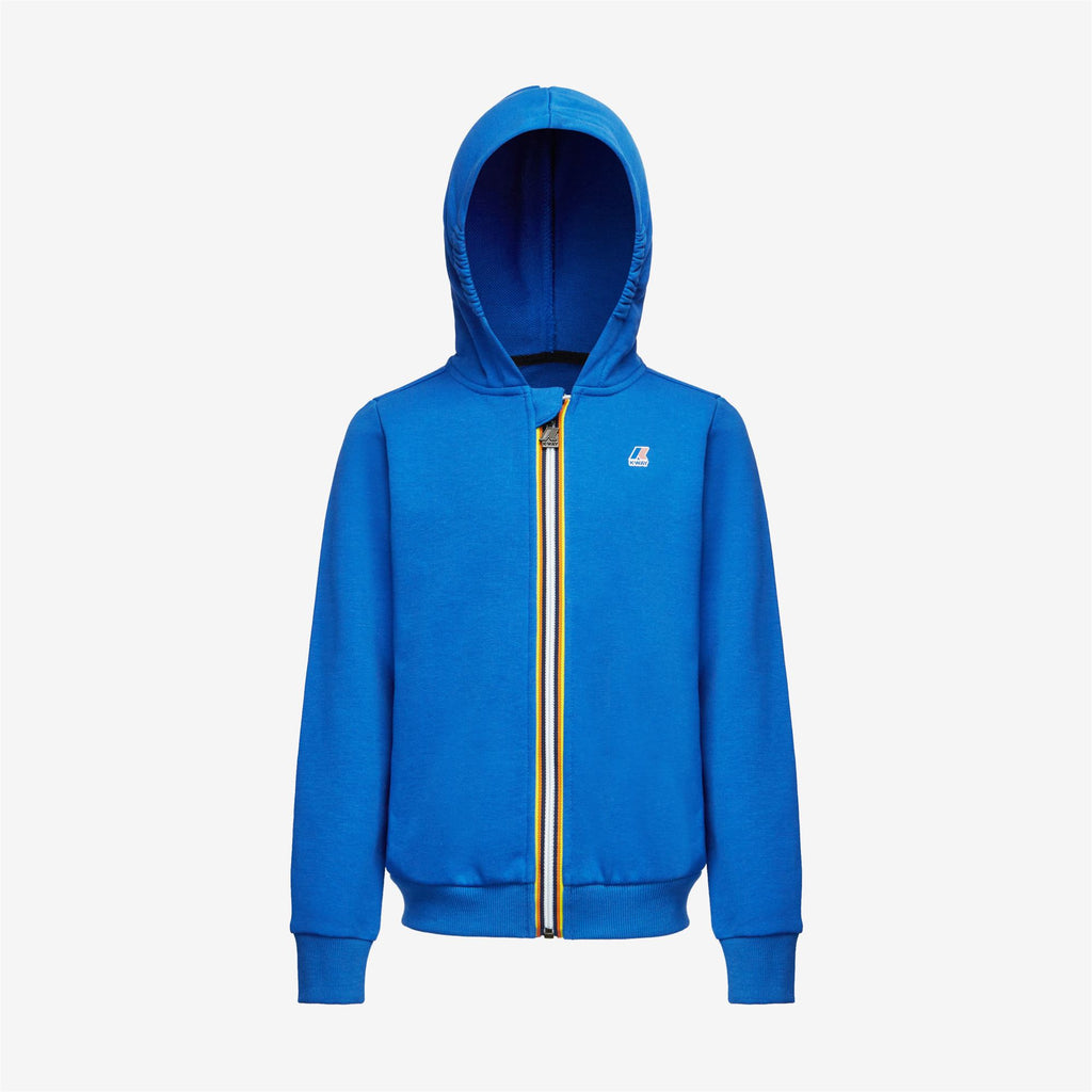 Fleece_KID UNISEX_P. LE VRAI ARNEL POLY COTTON_Jacket_Blue Royal Marine - Commercial 1