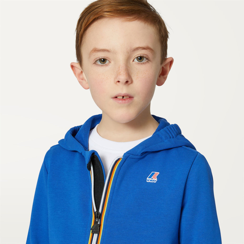 Fleece_KID UNISEX_P. LE VRAI ARNEL POLY COTTON_Jacket_Blue Royal Marine - Commercial 7
