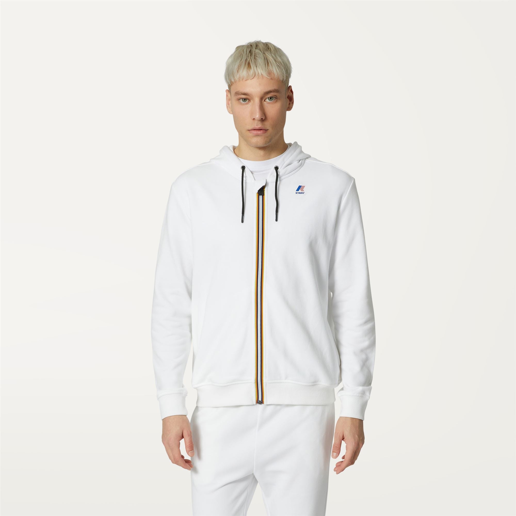 Fleece_UNISEX_LE VRAI ARNEL POLY COTTON_Jacket_White - Commercial 4