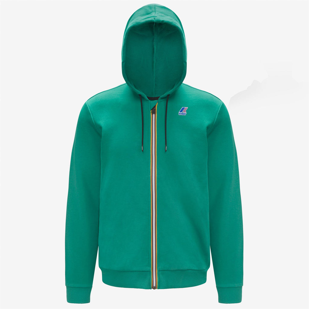 Fleece_Unisex_LE VRAI ARNEL POLY COTTON_Jacket_Green - Commercial 1