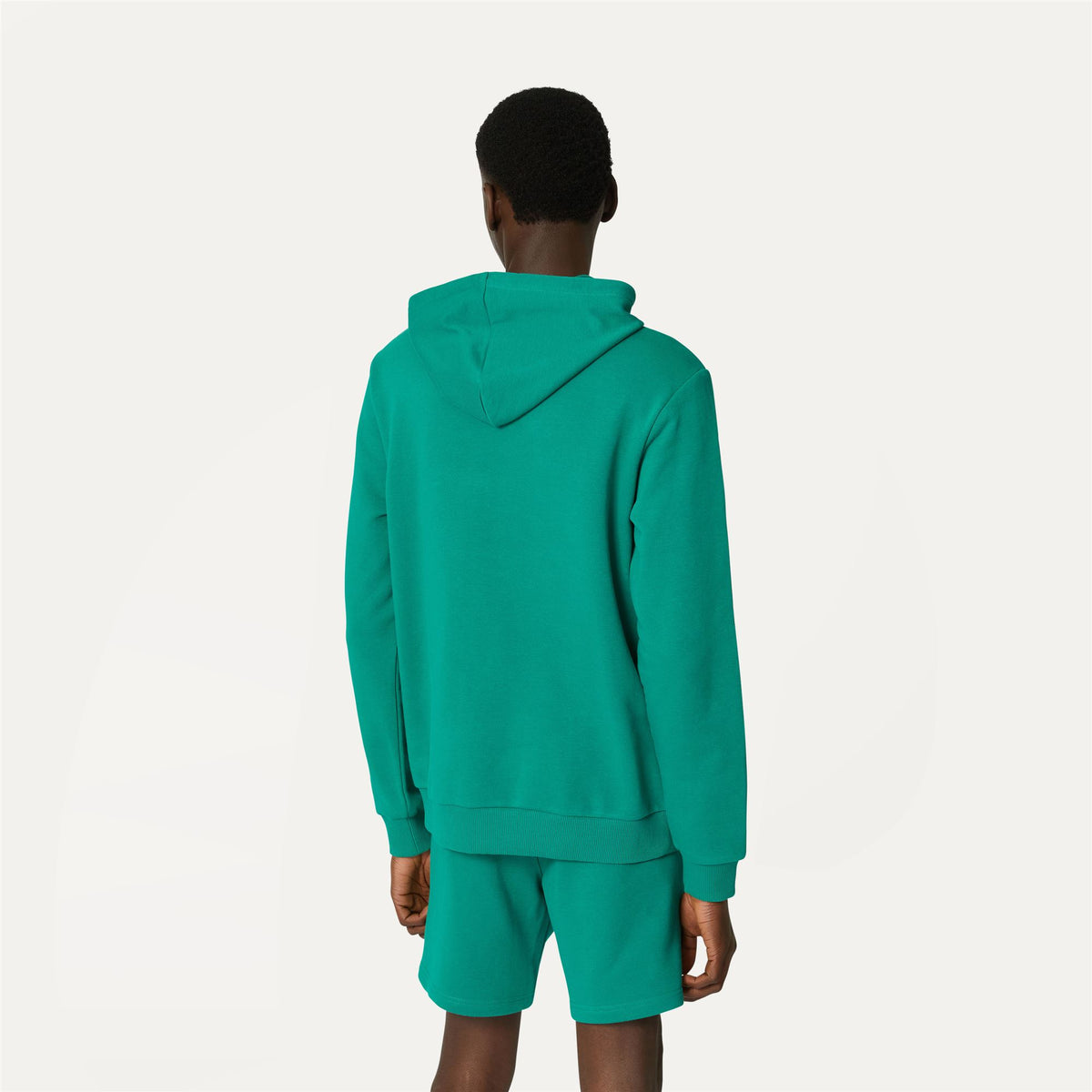 Fleece_Unisex_LE VRAI ARNEL POLY COTTON_Jacket_Green - Commercial 6