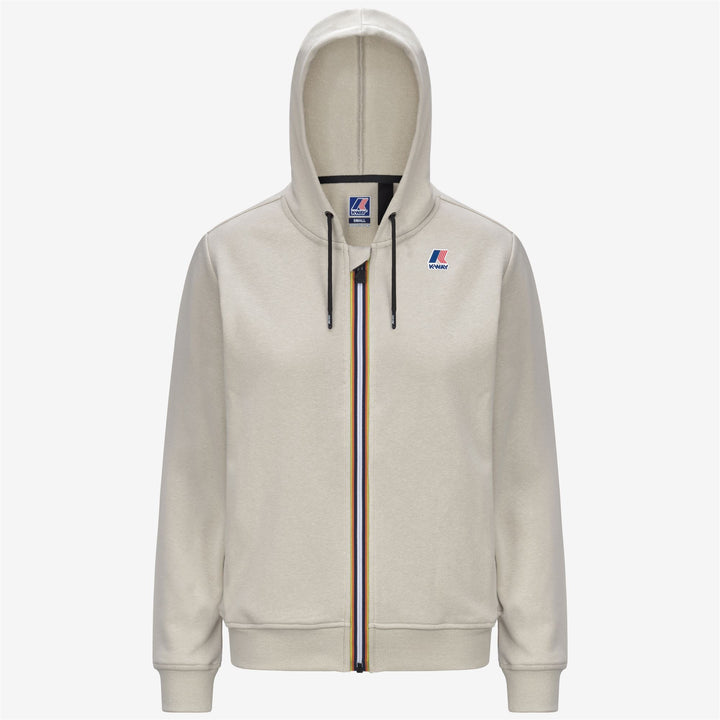 Beige Grey Unisex Lightweight Fleece Jacket for City Wear 1