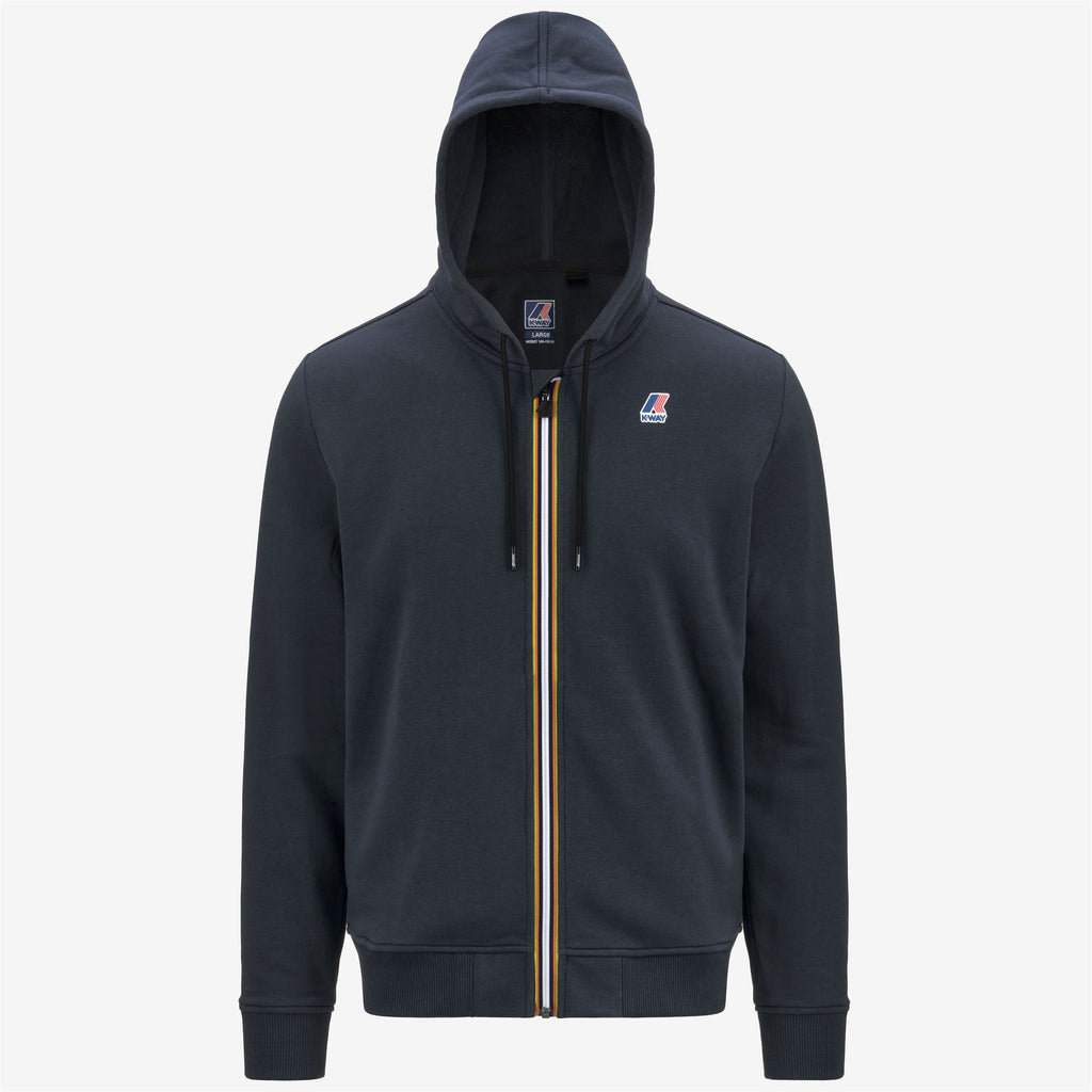 Fleece_UNISEX_LE VRAI ARNEL POLY COTTON_Jacket_Blue Depth - Commercial 1