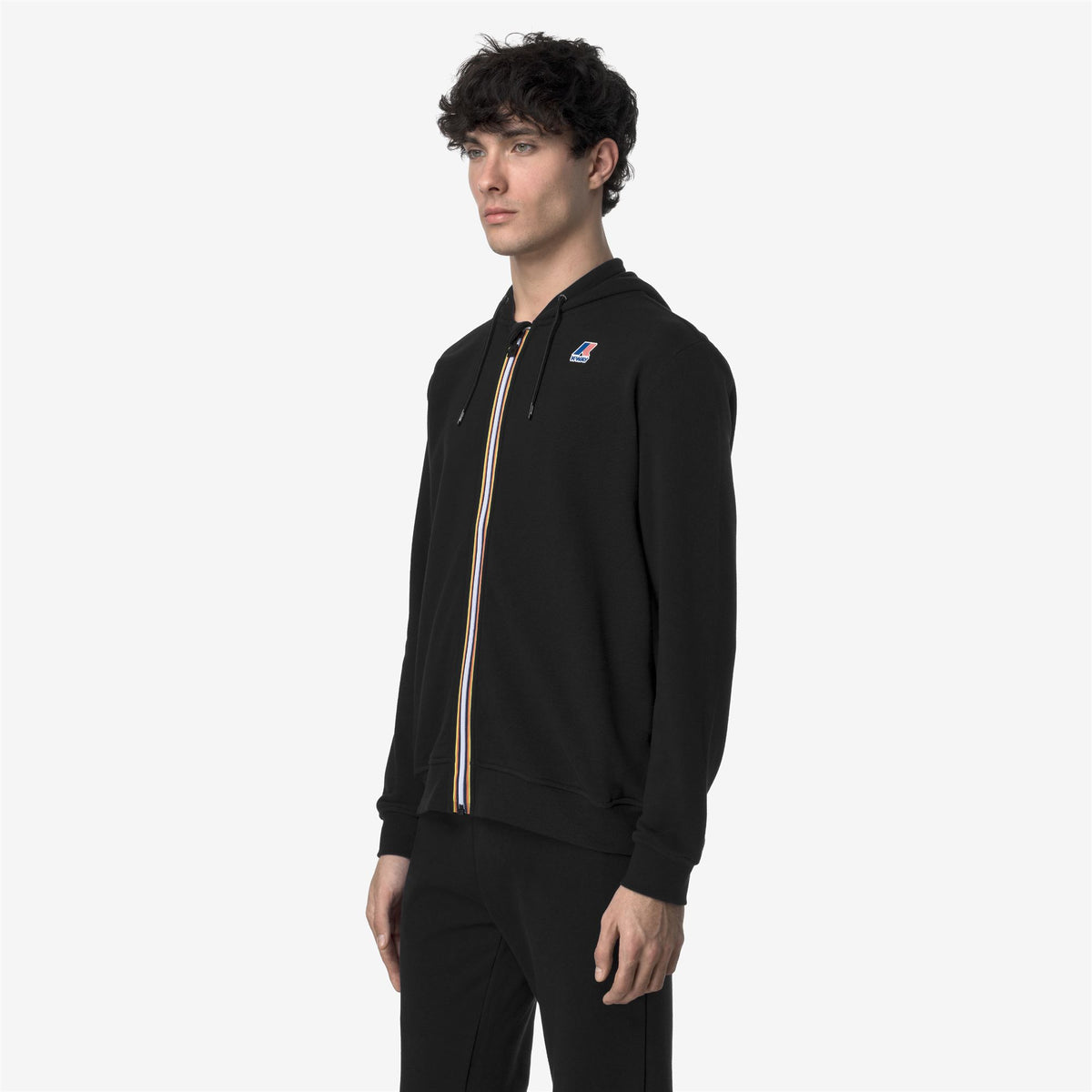 Fleece_UNISEX_LE VRAI ARNEL POLY COTTON_Jacket_Black Pure - Commercial 5