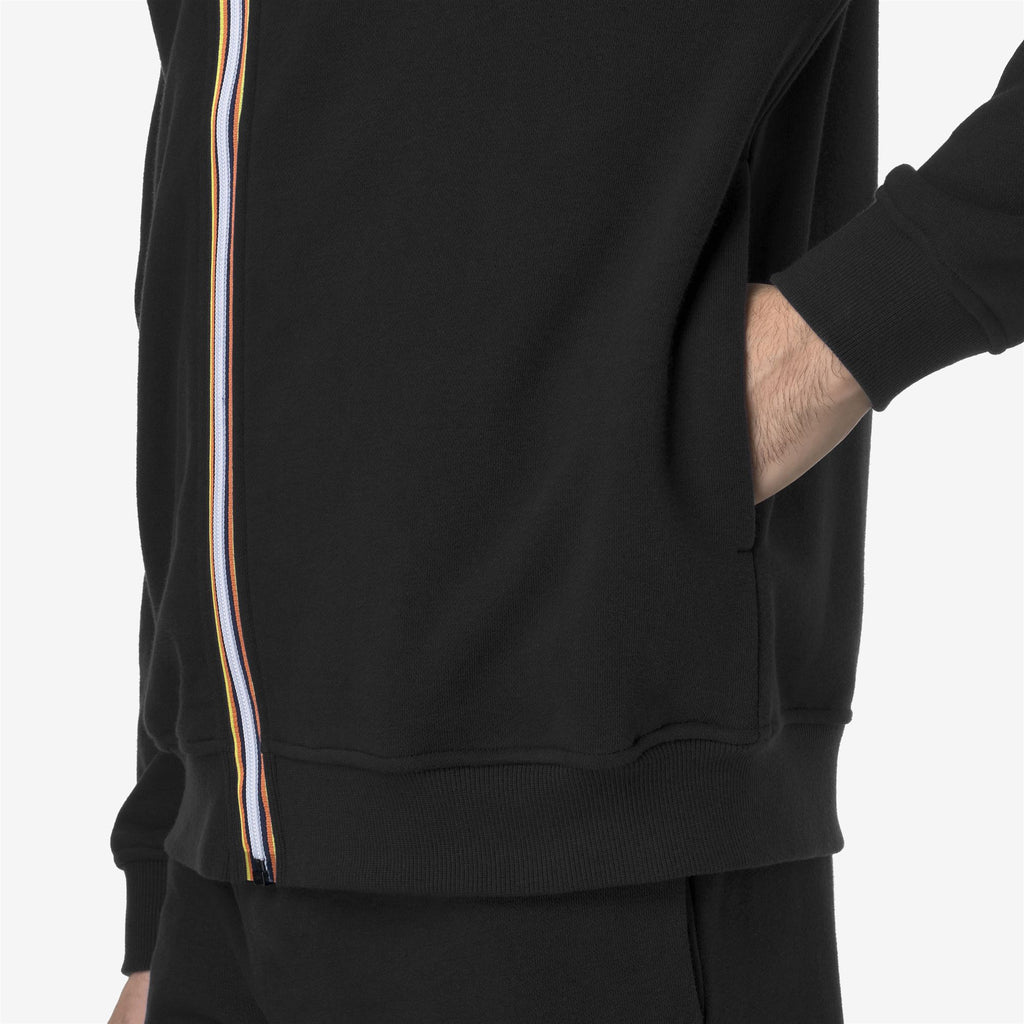 Fleece_UNISEX_LE VRAI ARNEL POLY COTTON_Jacket_Black Pure - Commercial 7