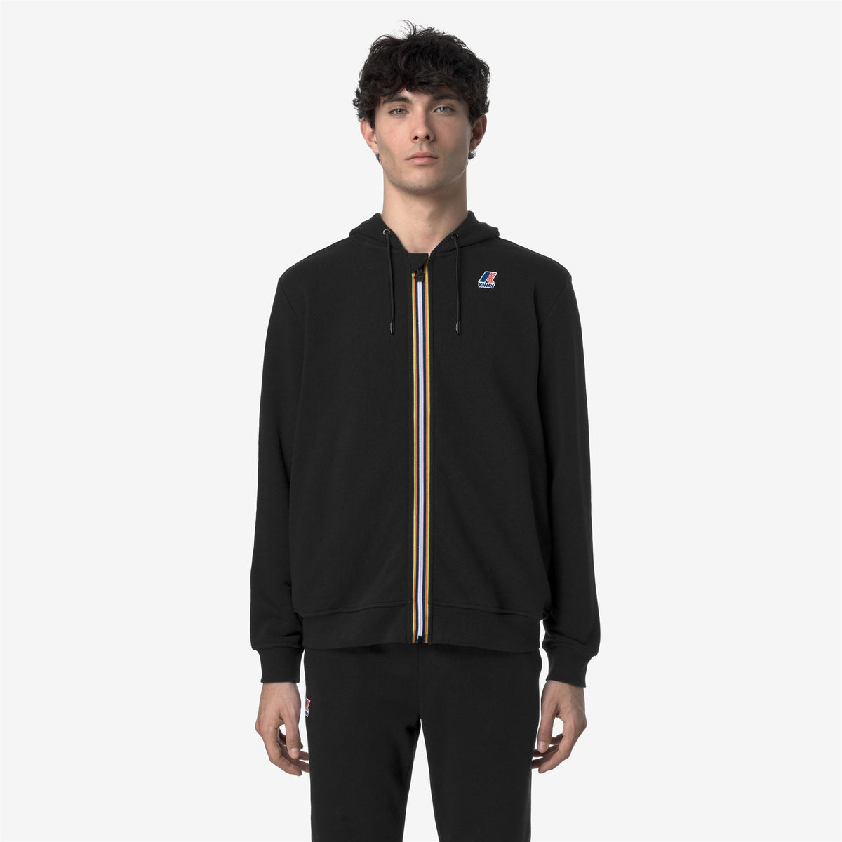 Fleece_UNISEX_LE VRAI ARNEL POLY COTTON_Jacket_Black Pure - Commercial 4