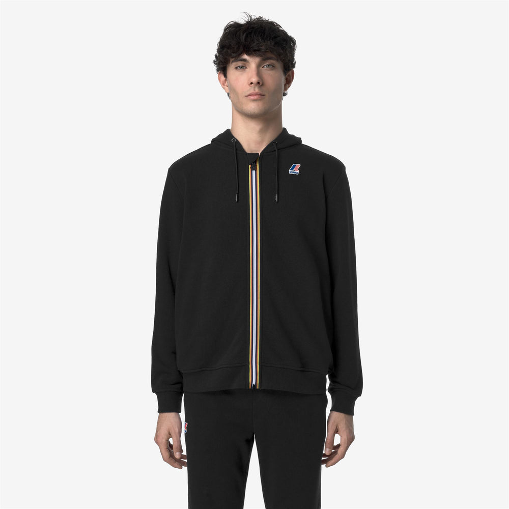 Black Grey Unisex Fleece Jacket for City Wear 02