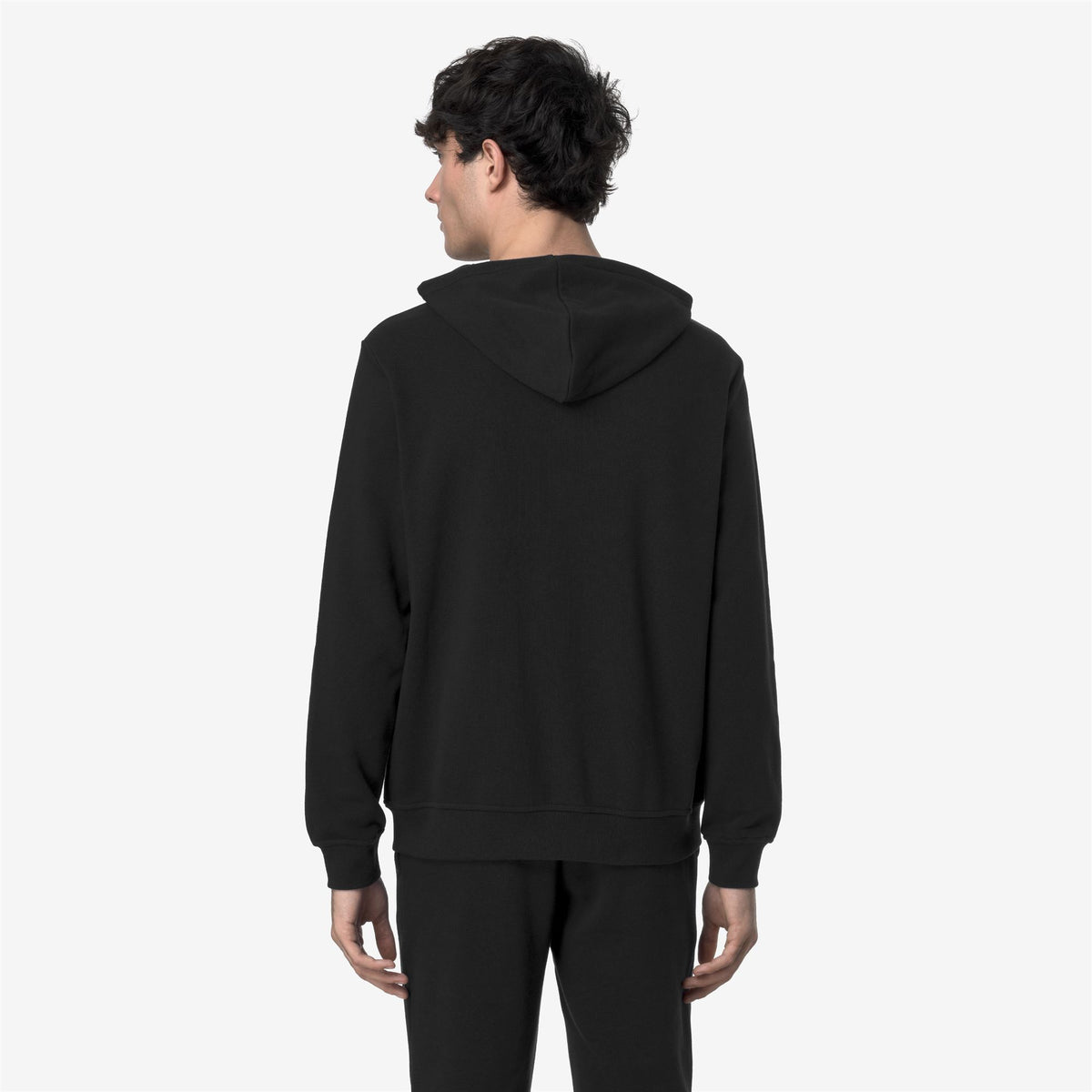 Fleece_UNISEX_LE VRAI ARNEL POLY COTTON_Jacket_Black Pure - Commercial 6