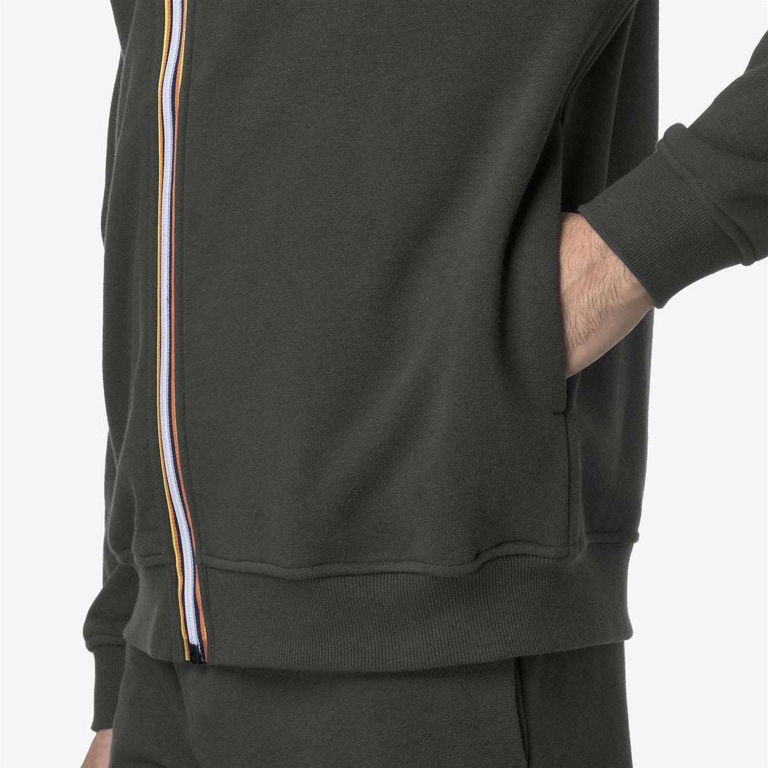 Blackish green Unisex Fleece Jacket for City Wear main