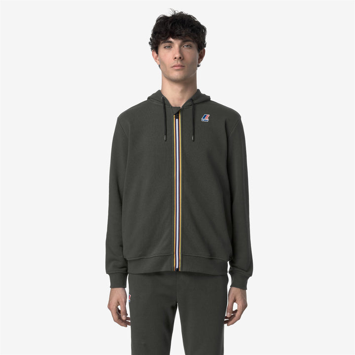 Blackish green Unisex Fleece Jacket for City Wear 3