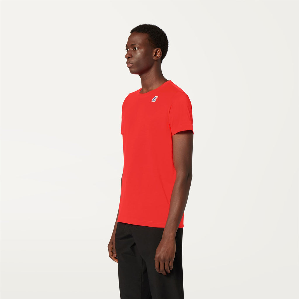 T-Shirts & Top_UNISEX_LE VRAI EDOUARD FLUO_T-Shirt_Red Papavero - Commercial 5