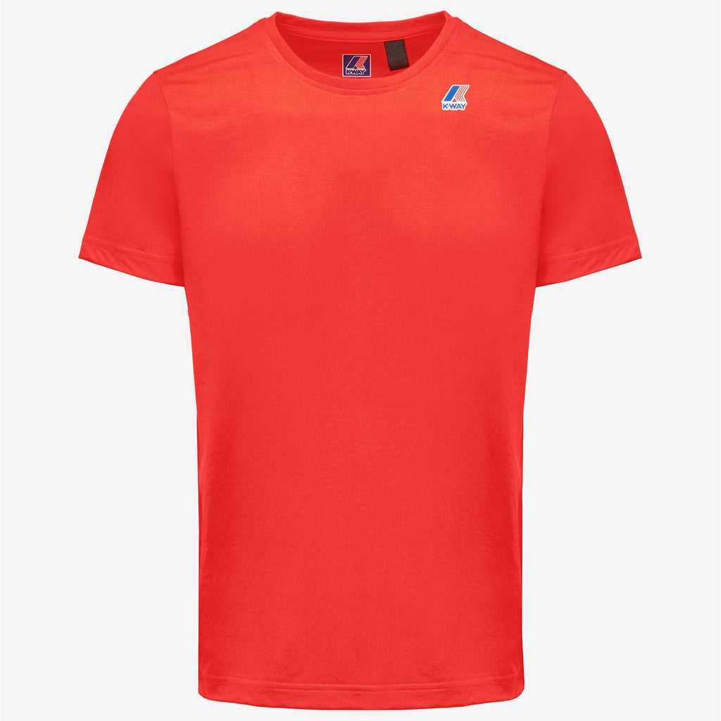 T-Shirts & Top_UNISEX_LE VRAI EDOUARD FLUO_T-Shirt_Red Papavero - Commercial 1