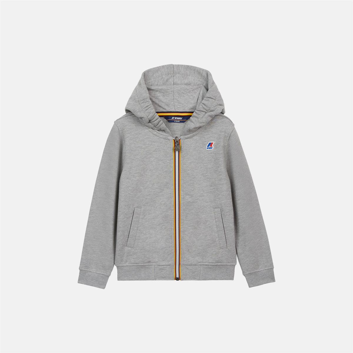 Fleece_Boy_P. ANTHONY FRENCH TERRY_Jacket_Lt grey mel - Grey Mid - Commercial 1