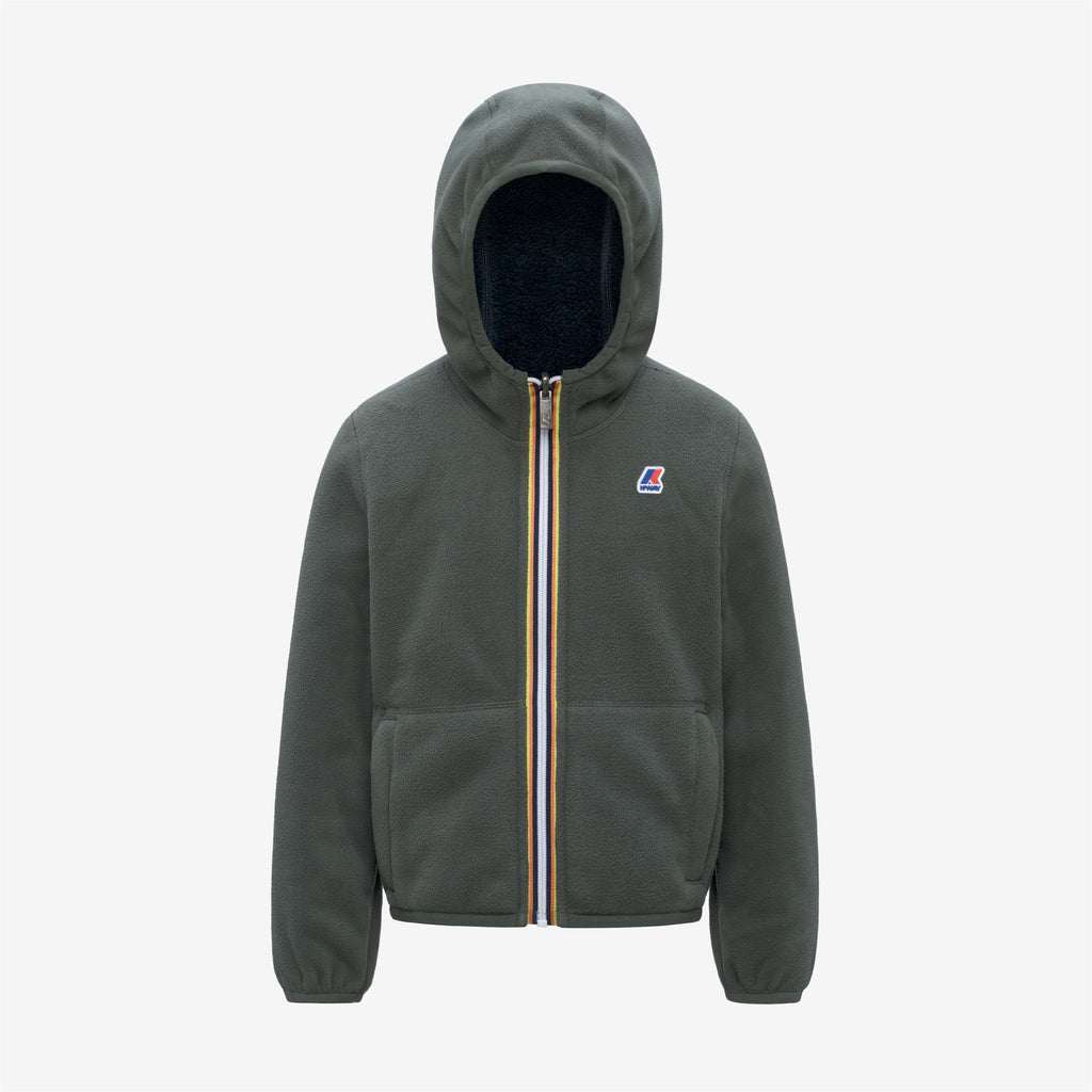 Fleece_BOY_P. JACQUES POLAR DOUBLE_Jacket_GREEN BLACKISH  - Blue Depth - Commercial 2