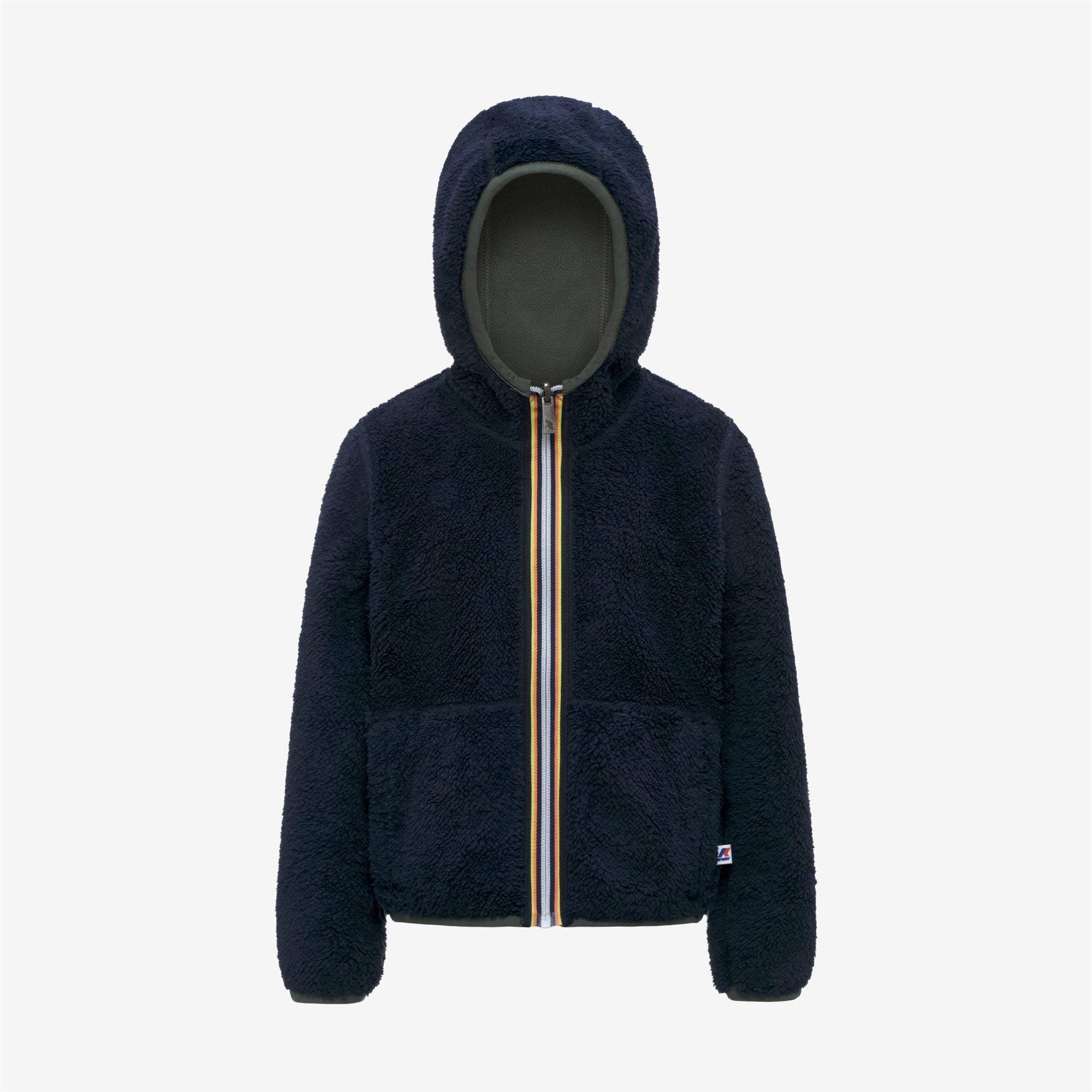 Fleece_BOY_P. JACQUES POLAR DOUBLE_Jacket_GREEN BLACKISH  - Blue Depth - Commercial 1
