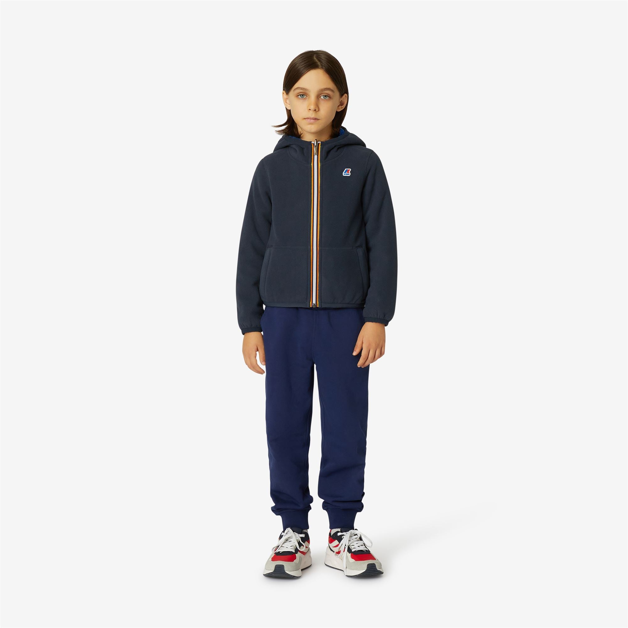 Fleece_BOY_P. JACQUES POLAR DOUBLE_Jacket_Blue Depth - Blue Royal Marine - Commercial 4