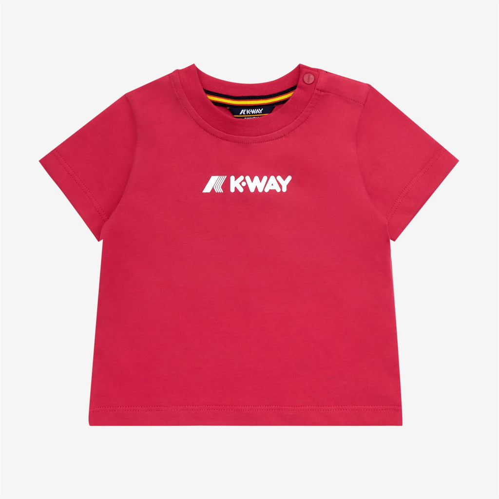 T-Shirts & Top_Kid unisex_E. PETE LOGO_T-Shirt_Red Berry - Commercial 1