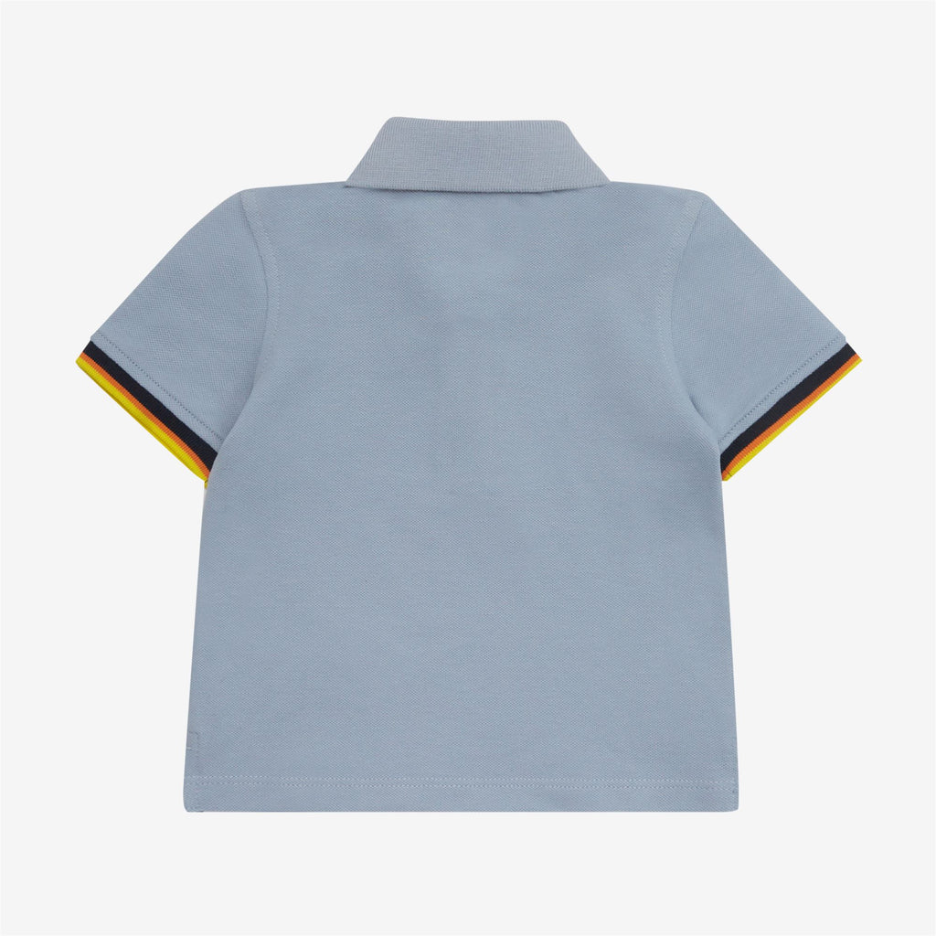 Polo Shirts_Kid unisex_E. VINCENT CONTRAST_Polo_AZURE BLIZZARD - Commercial 4