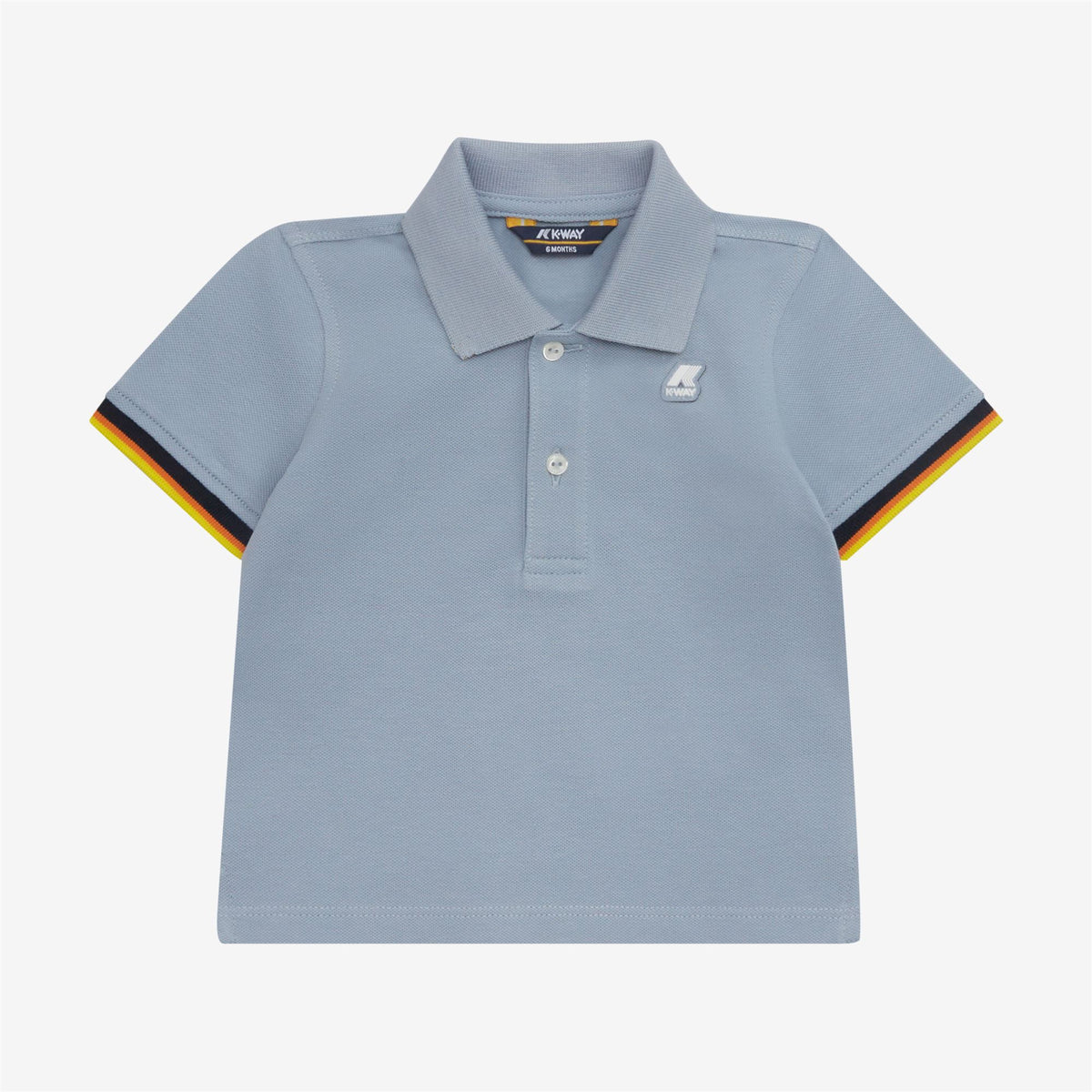 Polo Shirts_Kid unisex_E. VINCENT CONTRAST_Polo_AZURE BLIZZARD - Commercial 1