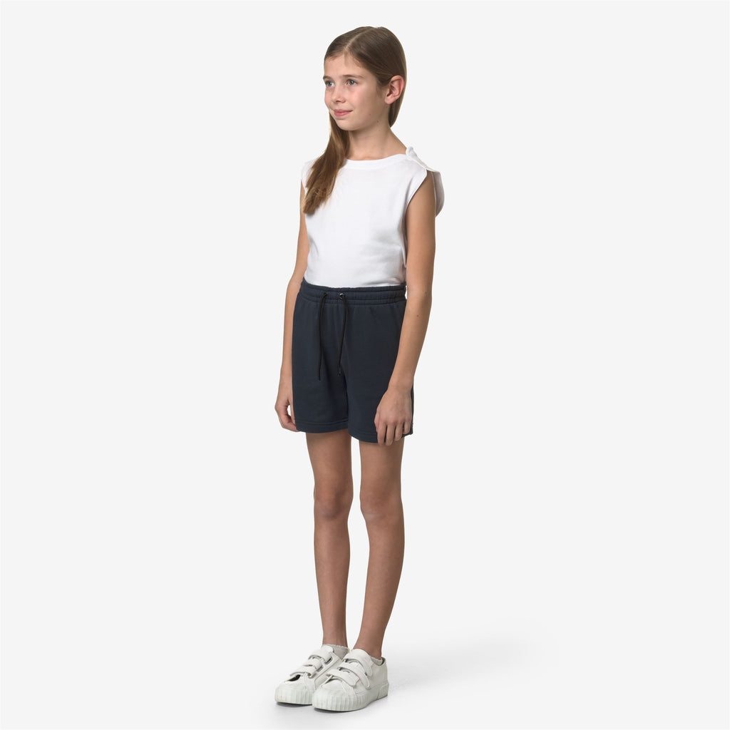 Shorts_KID UNISEX_P. LE VRAI DORIAN POLY COTTON_Sport Shorts_Blue Depth - Commercial 5