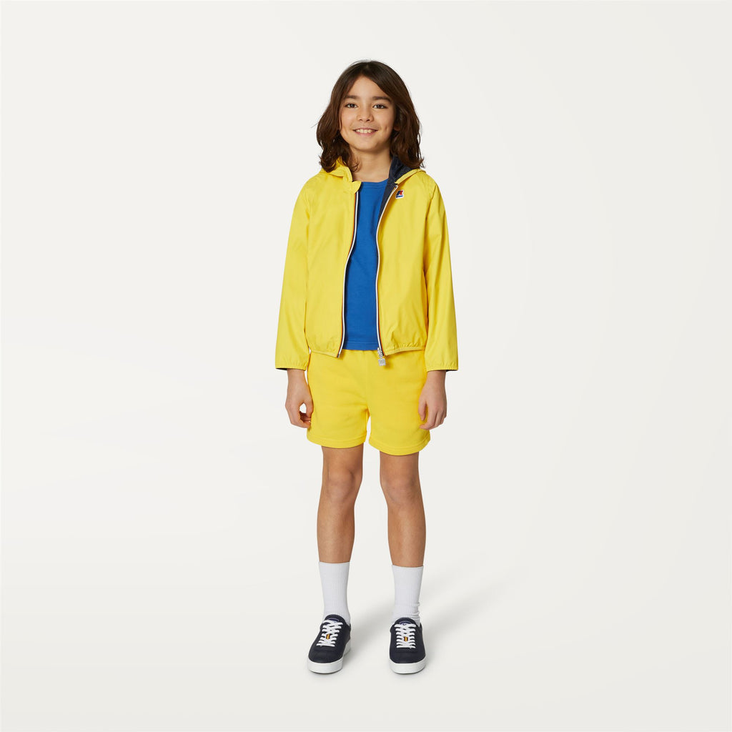 Shorts_KID UNISEX_P. LE VRAI DORIAN POLY COTTON_Sport Shorts_Yellow Dk - Commercial 4