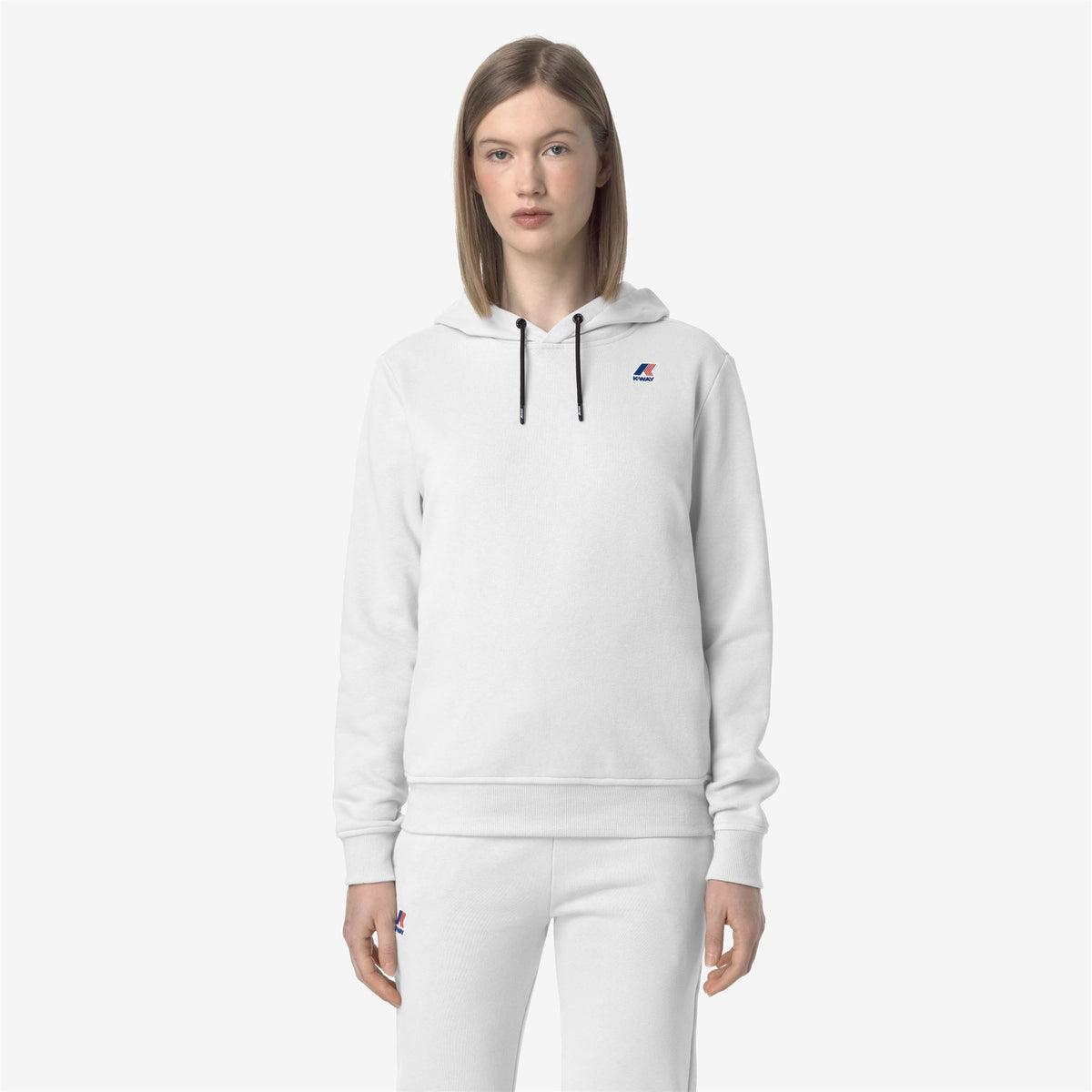 Fleece_UNISEX_LE VRAI ARNETTE POLY COTTON_Jumper_White - Commercial 4