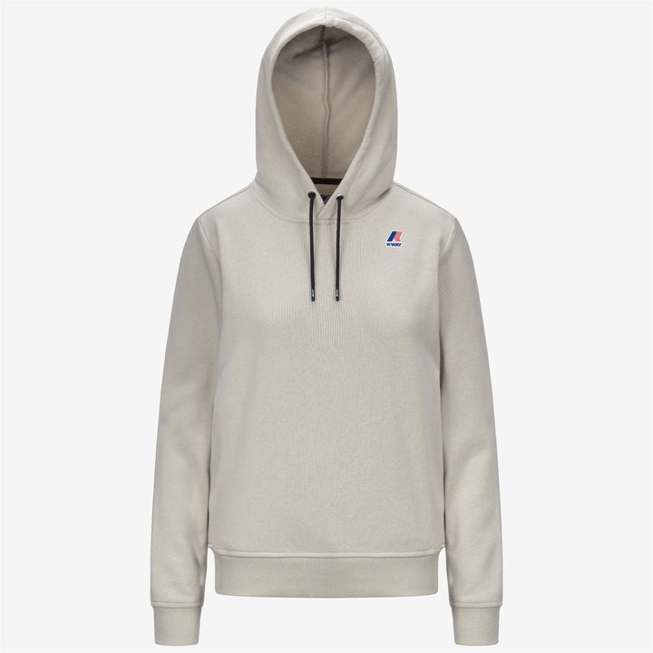 Beige Grey Unisex Lightweight Fleece Jumper for City Wear 1